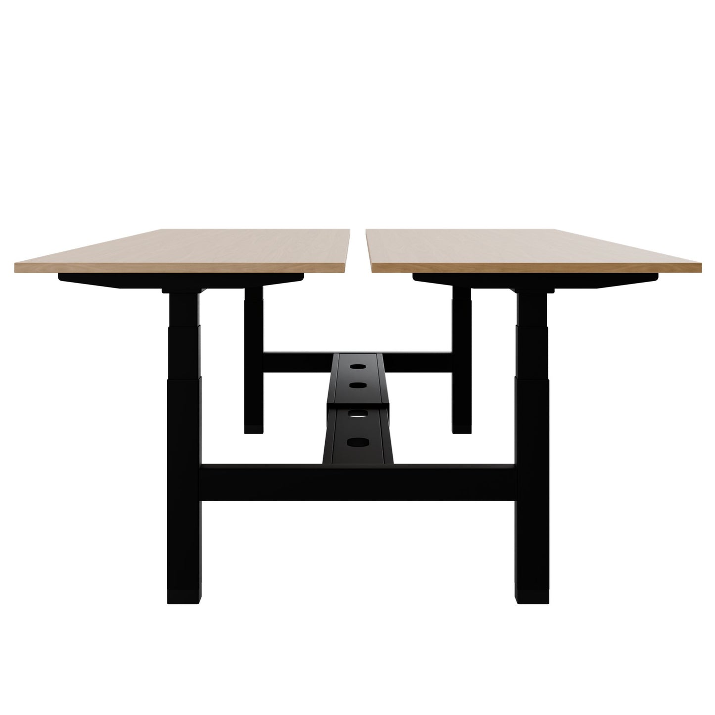 Bureau TELDRA Pro Team | 1600-1800 mm, réglable en hauteur électriquement, placage-chêne-véritable