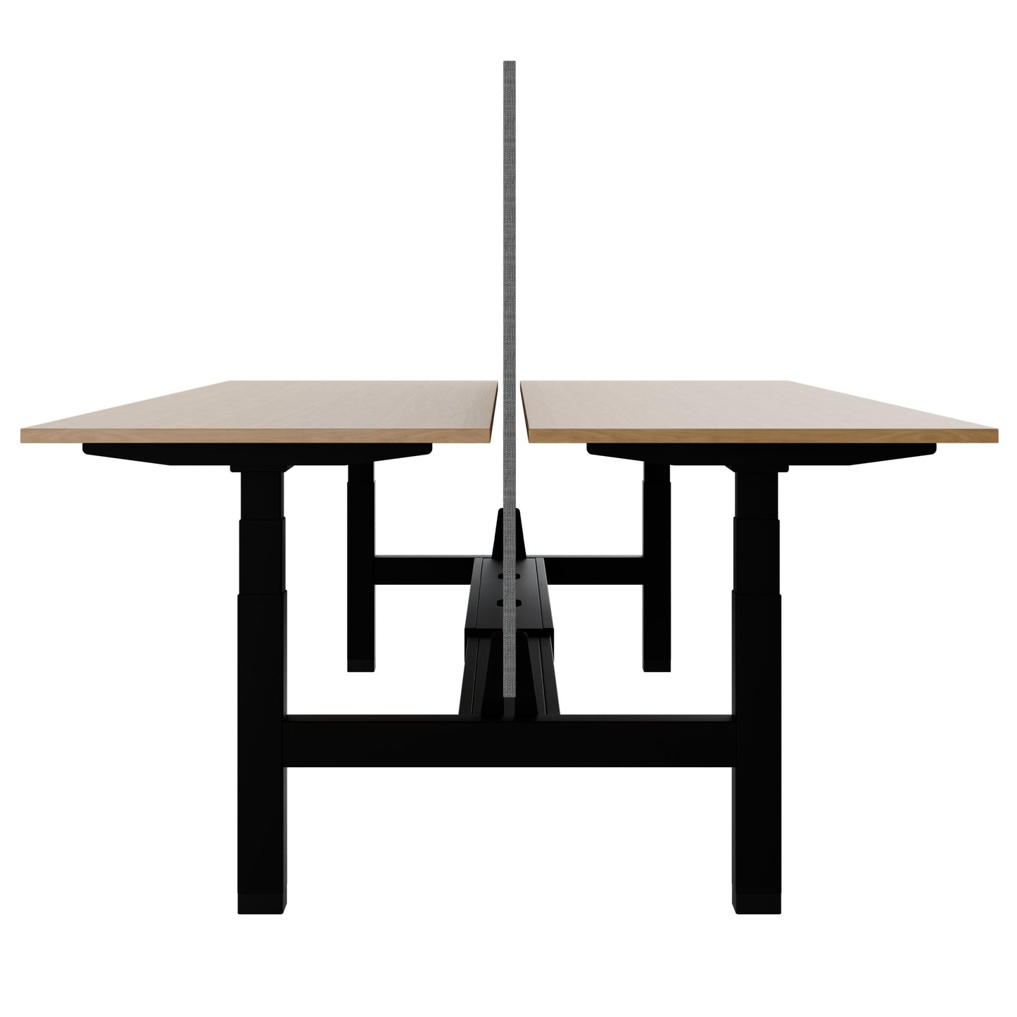 Bureau TELDRA Pro Team | 1600-1800 mm, réglable en hauteur électriquement, placage-chêne-véritable