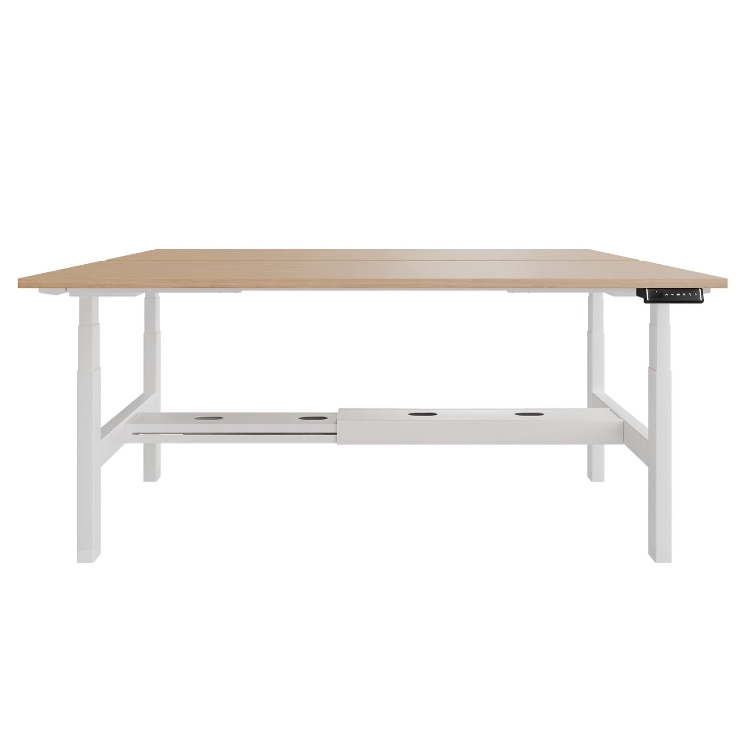 Bureau TELDRA Pro Team | 1600-1800 mm, réglable en hauteur électriquement, placage-chêne-véritable