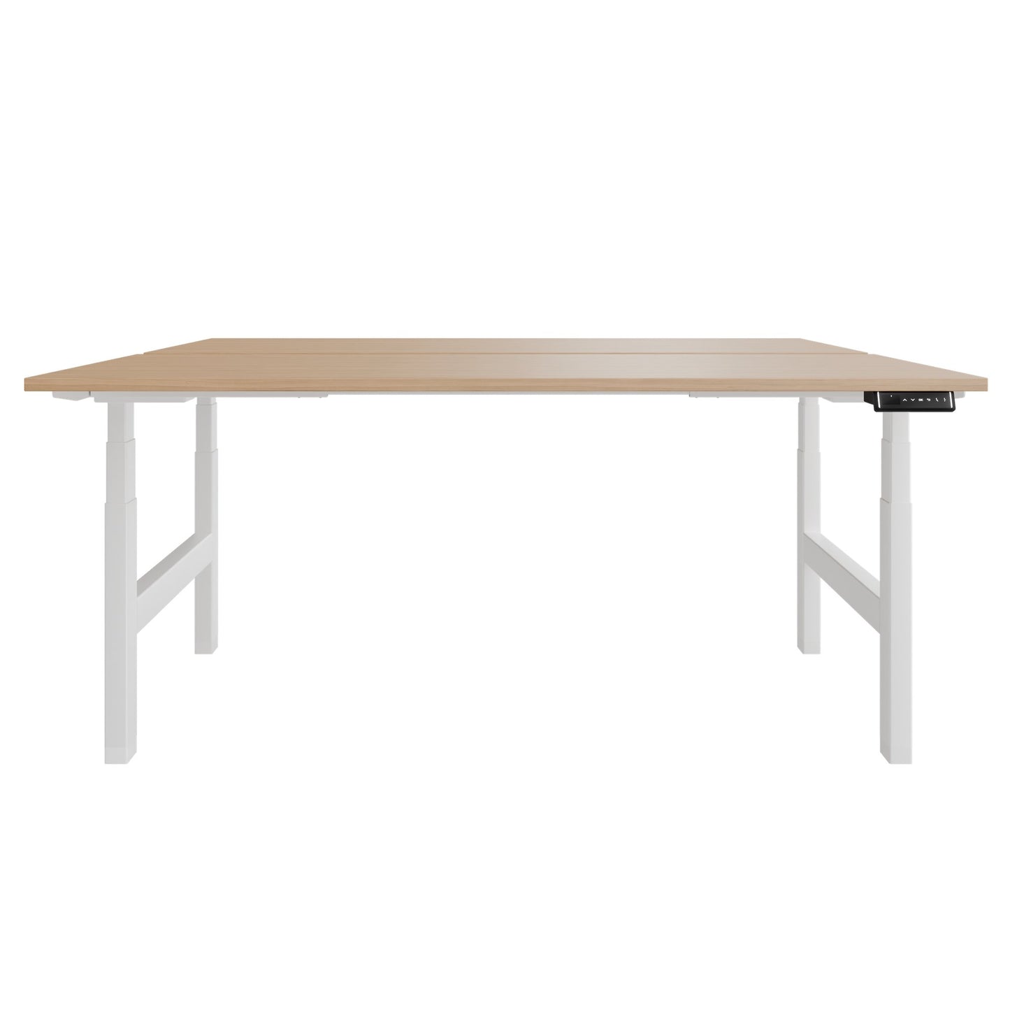 Bureau TELDRA Pro Team | 1600-1800 mm, réglable en hauteur électriquement, placage-chêne-véritable