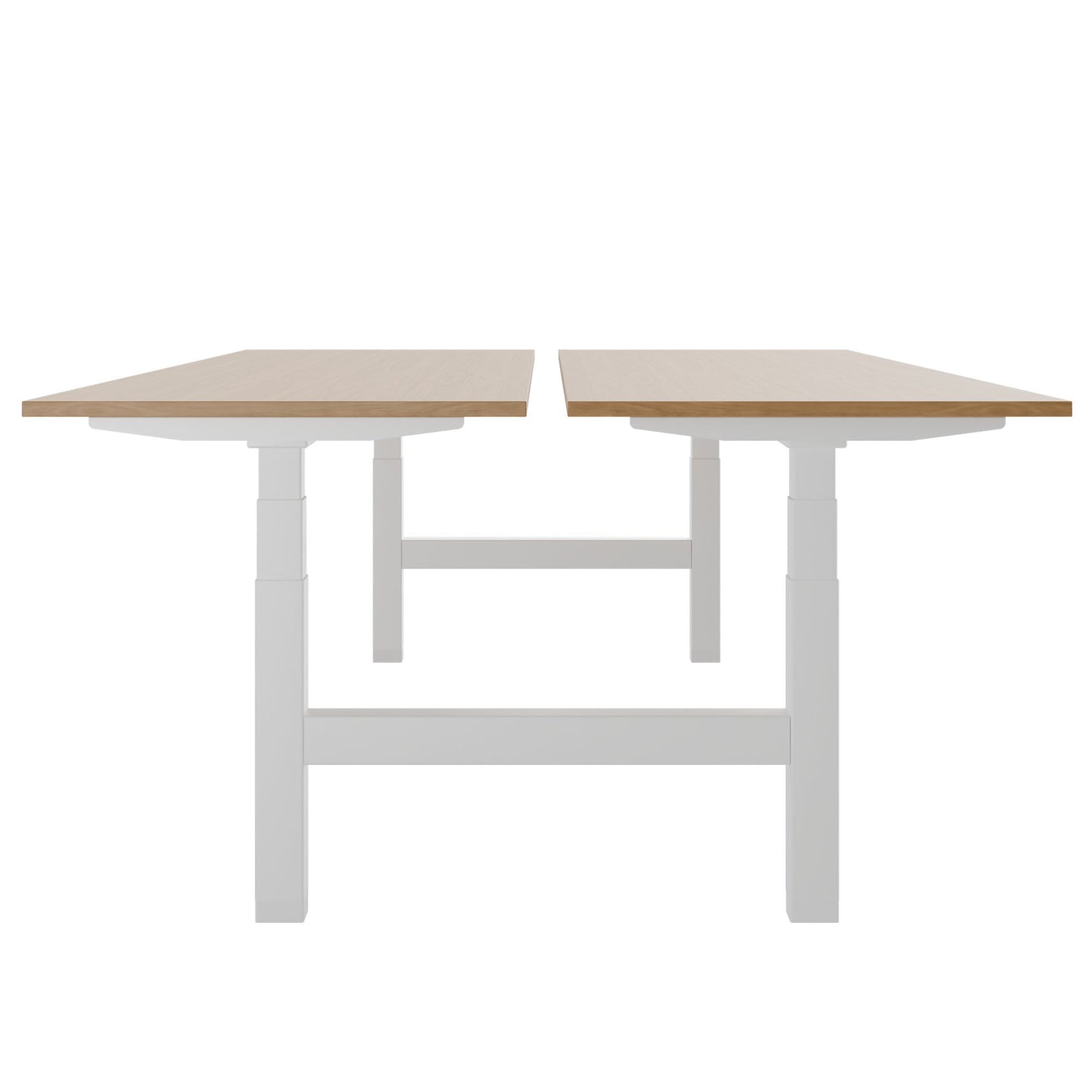 Bureau TELDRA Pro Team | 1600-1800 mm, réglable en hauteur électriquement, placage-chêne-véritable