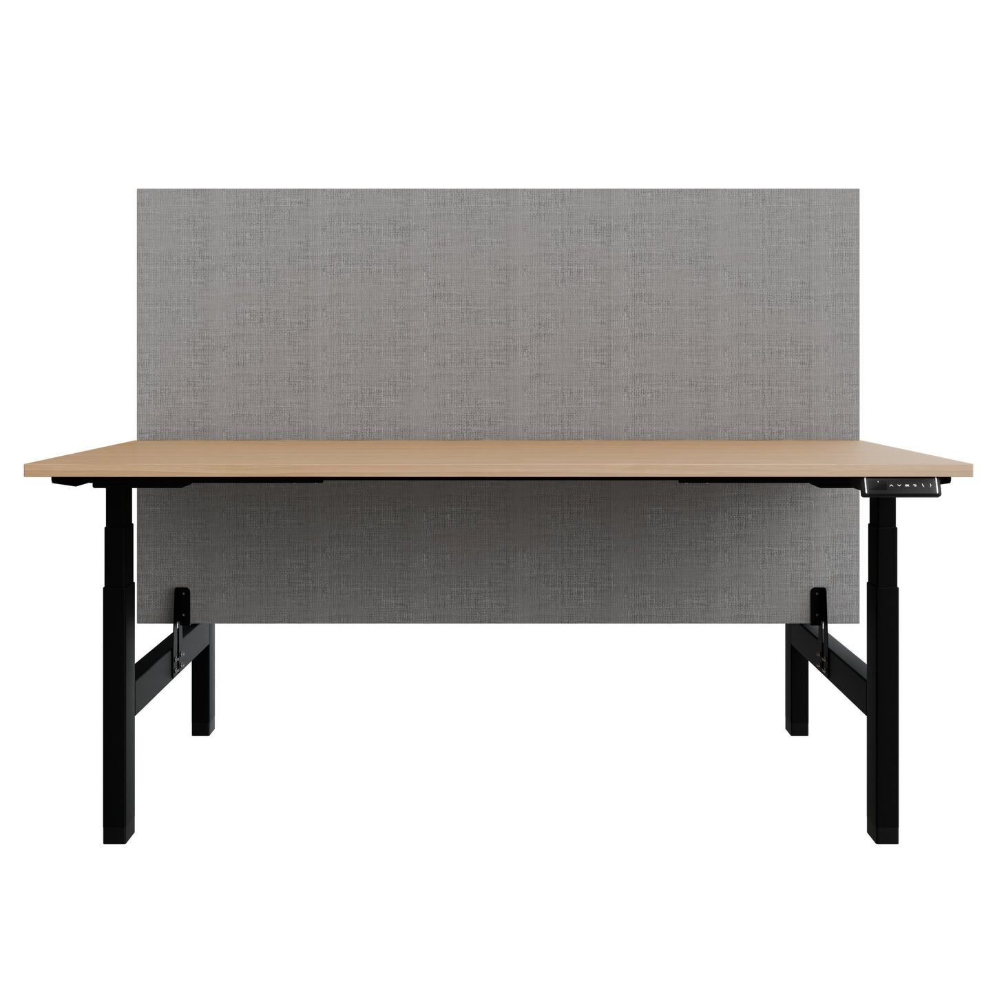 Bureau TELDRA Pro Team | 1600-1800 mm, réglable en hauteur électriquement, placage-chêne-véritable