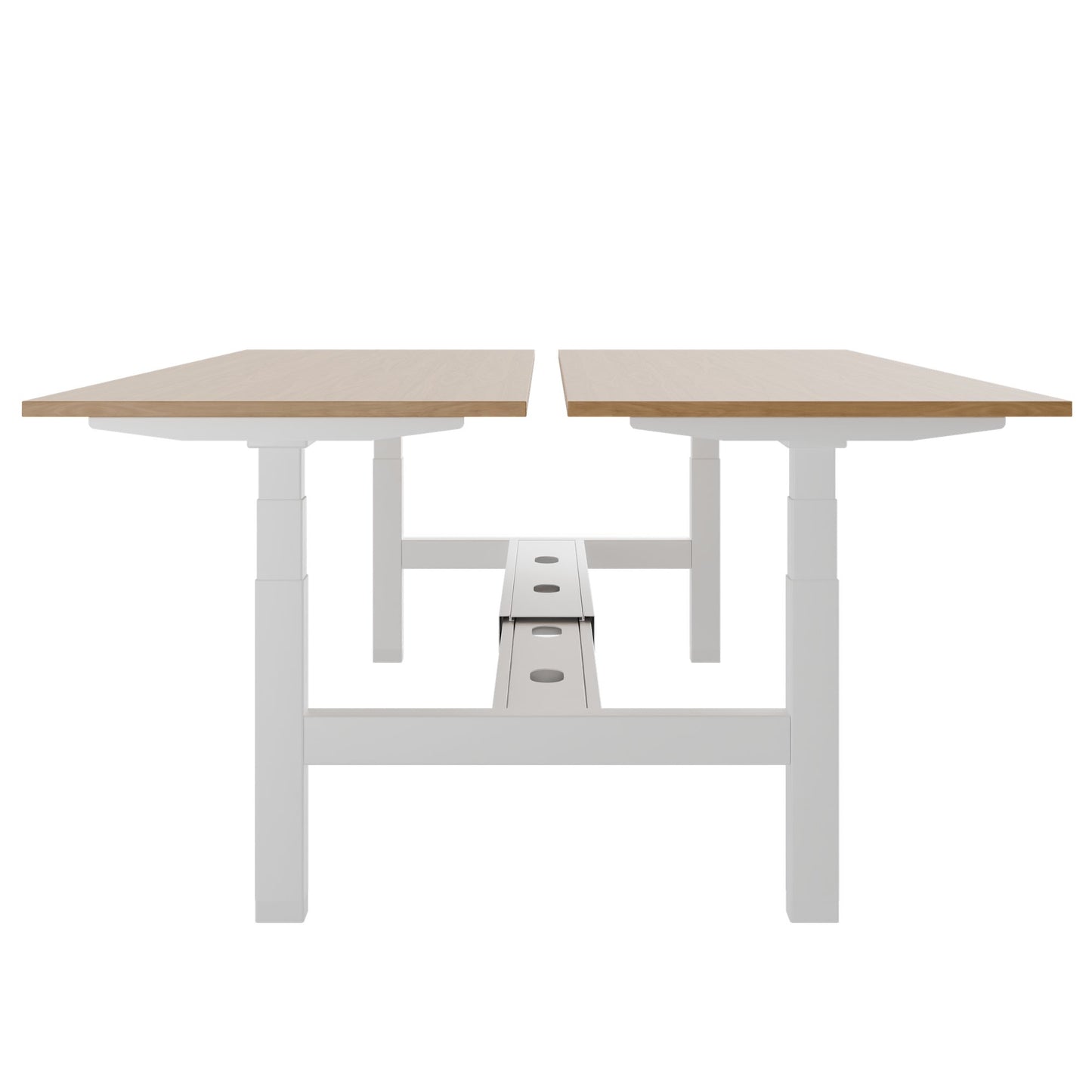 Bureau TELDRA Pro Team | 1600-1800 mm, réglable en hauteur électriquement, placage-chêne-véritable