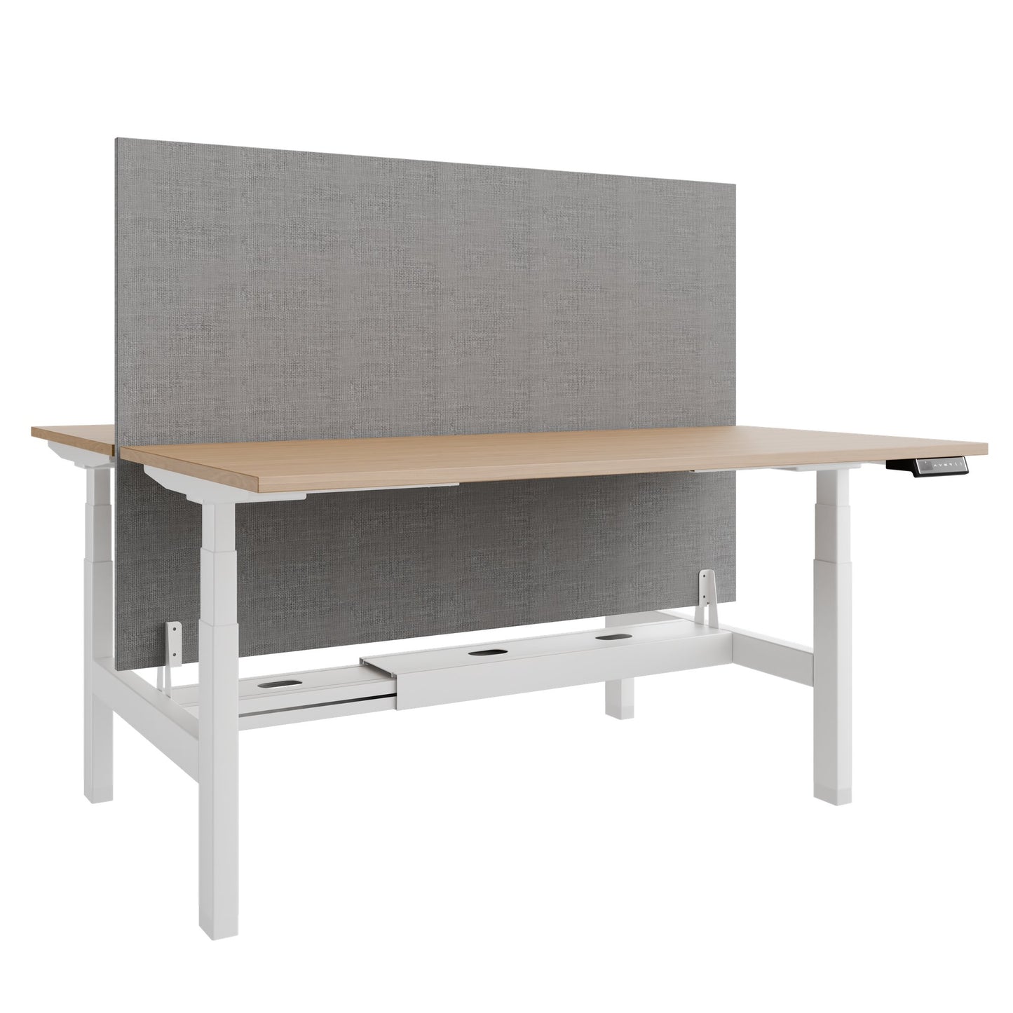 Bureau TELDRA Pro Team | 1600-1800 mm, réglable en hauteur électriquement, placage-chêne-véritable