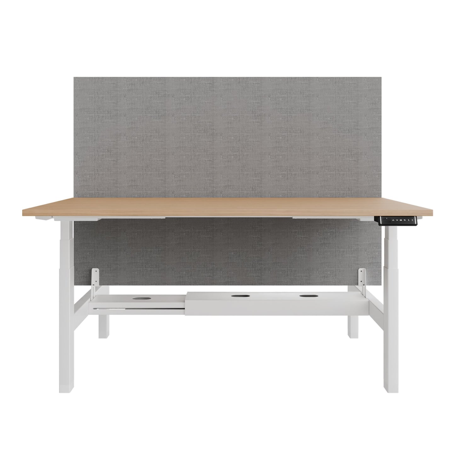 Bureau TELDRA Pro Team | 1600-1800 mm, réglable en hauteur électriquement, placage-chêne-véritable