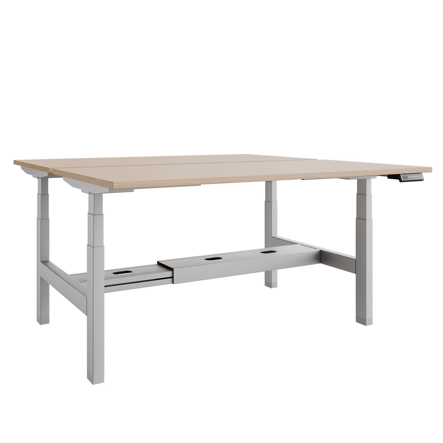 Bureau TELDRA Pro Team | 1600-1800 mm, réglable en hauteur électriquement, placage-chêne-véritable