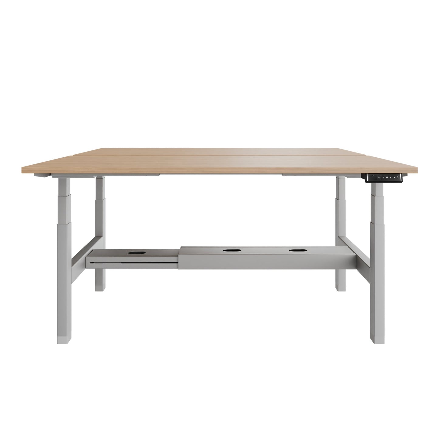 Bureau TELDRA Pro Team | 1600-1800 mm, réglable en hauteur électriquement, placage-chêne-véritable