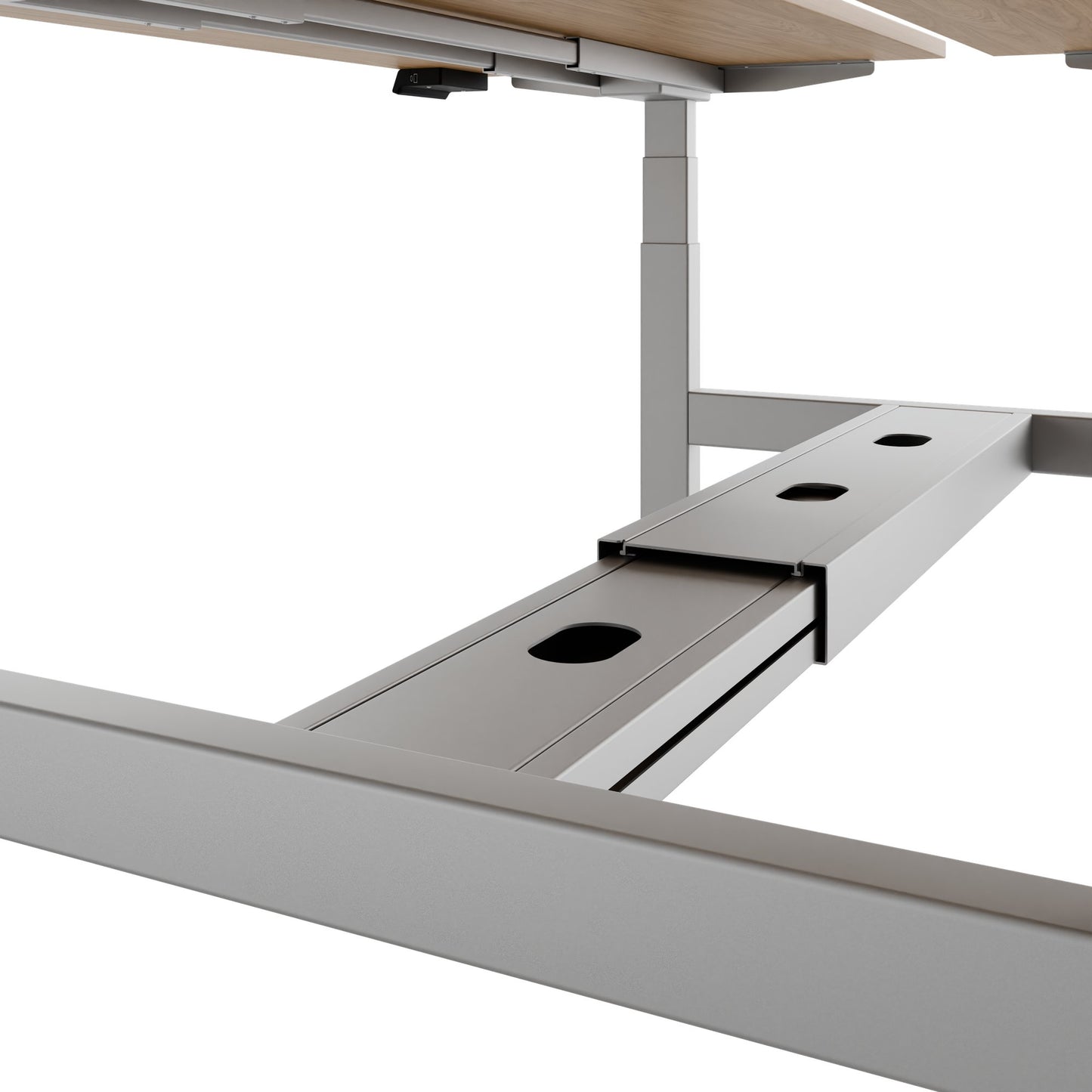 Bureau TELDRA Pro Team | 1600-1800 mm, réglable en hauteur électriquement, placage-chêne-véritable