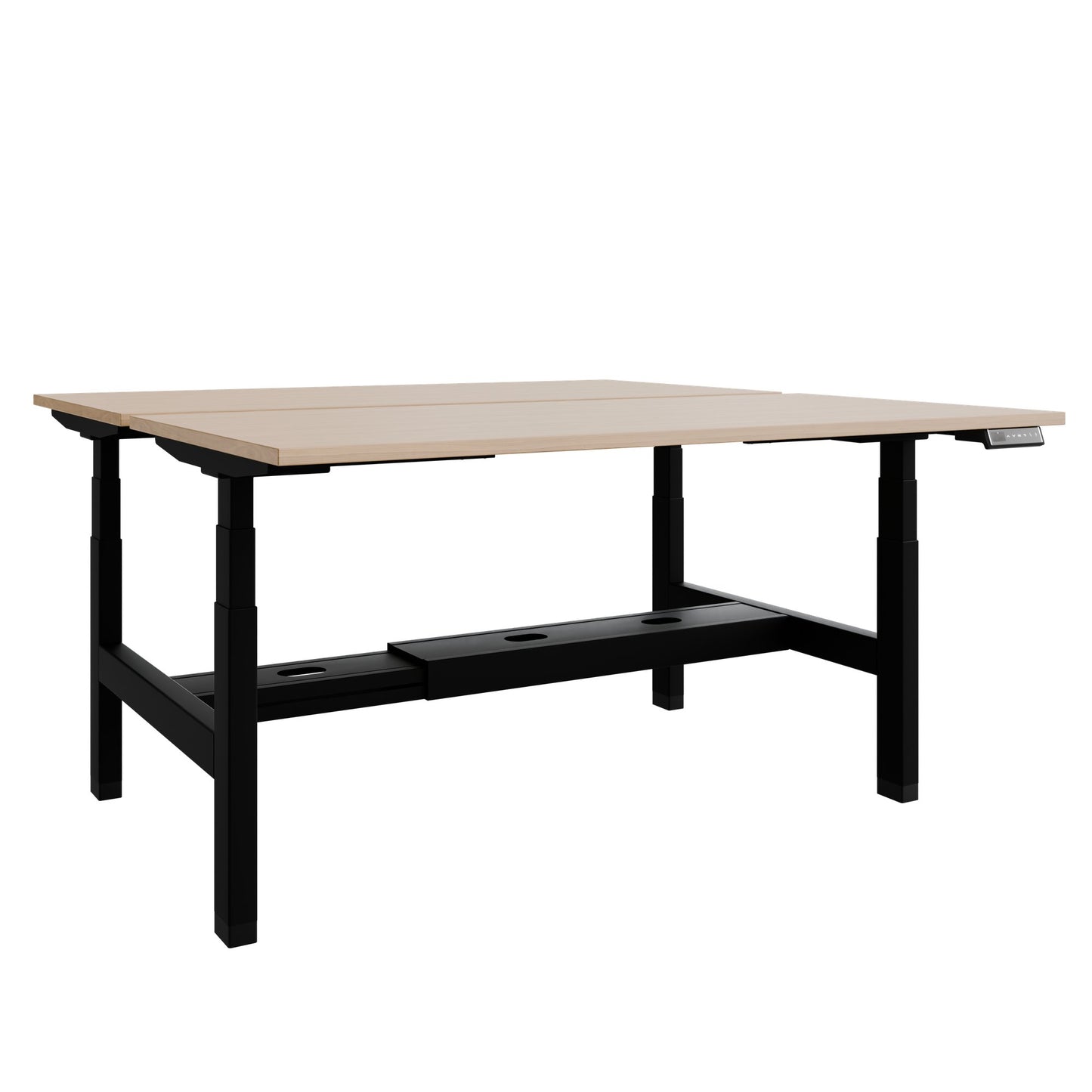 Bureau TELDRA Pro Team | 1600-1800 mm, réglable en hauteur électriquement, placage-chêne-véritable