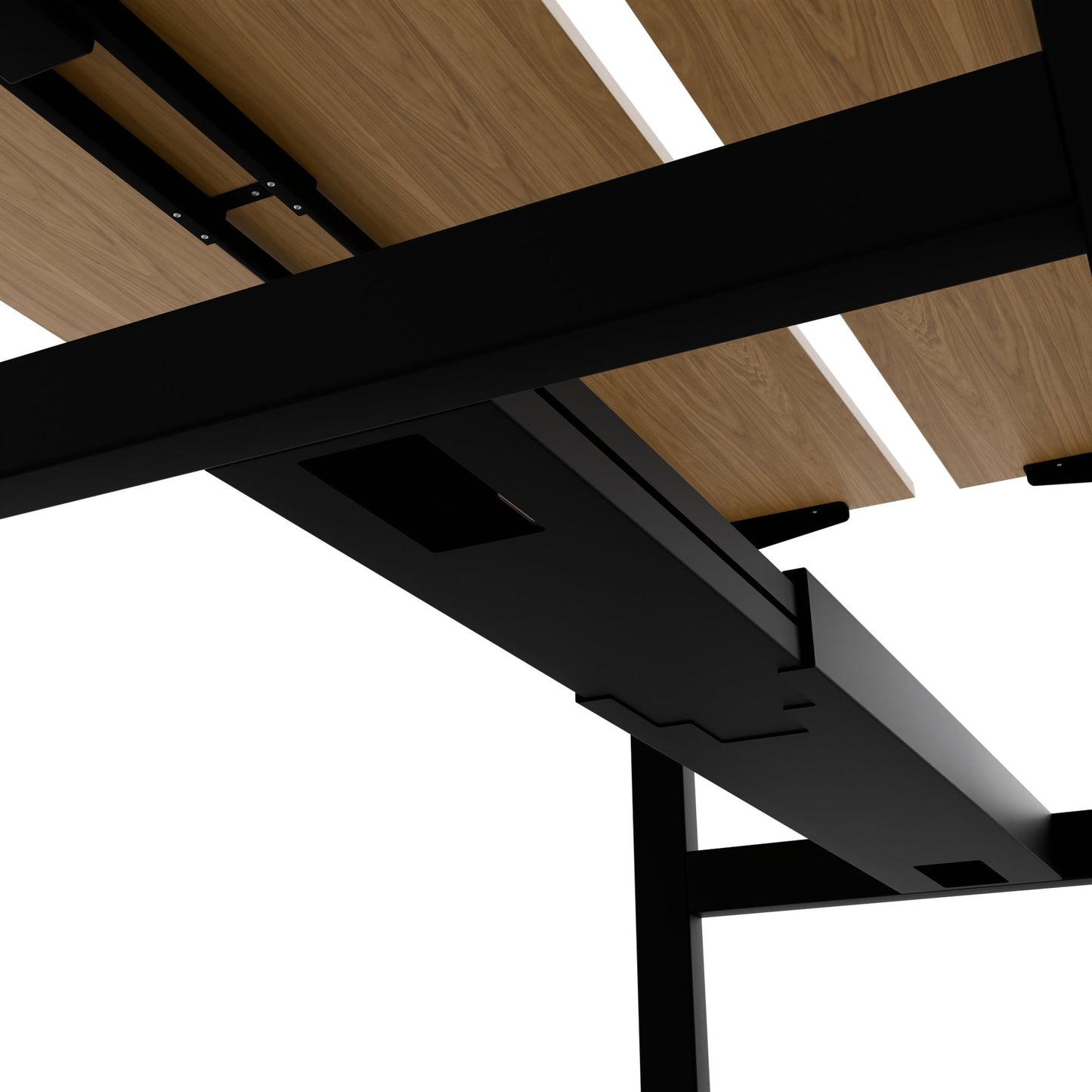 Bureau TELDRA Pro Team | 1600-1800 mm, réglable en hauteur électriquement, placage-chêne-véritable