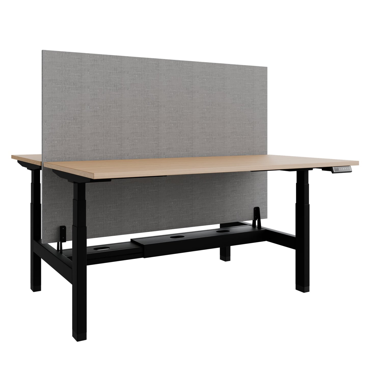 Bureau TELDRA Pro Team | 1600-1800 mm, réglable en hauteur électriquement, placage-chêne-véritable