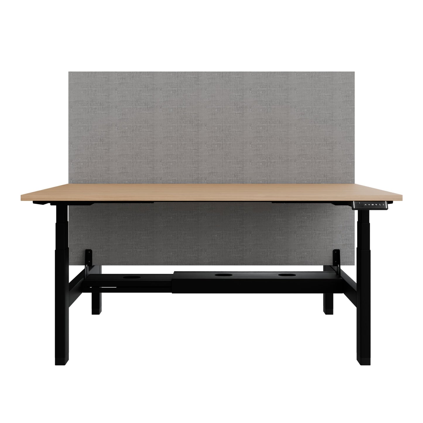 Bureau TELDRA Pro Team | 1600-1800 mm, réglable en hauteur électriquement, placage-chêne-véritable