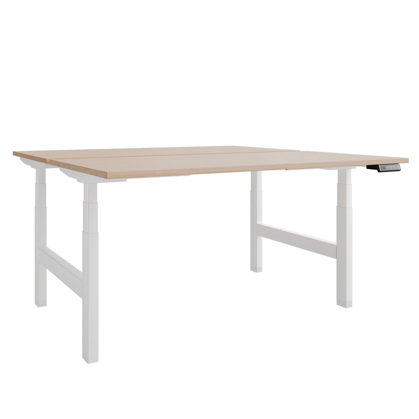 Bureau TELDRA Pro Team | 1600-1800 mm, réglable en hauteur électriquement, placage-chêne-véritable