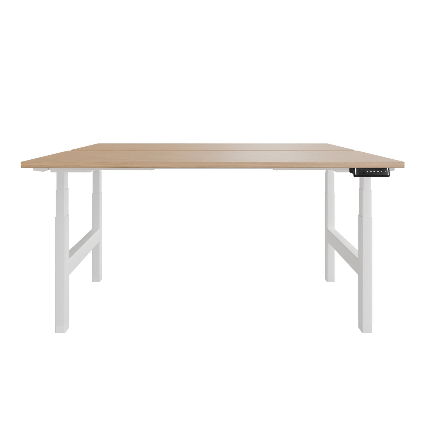 Bureau TELDRA Pro Team | 1600-1800 mm, réglable en hauteur électriquement, placage-chêne-véritable