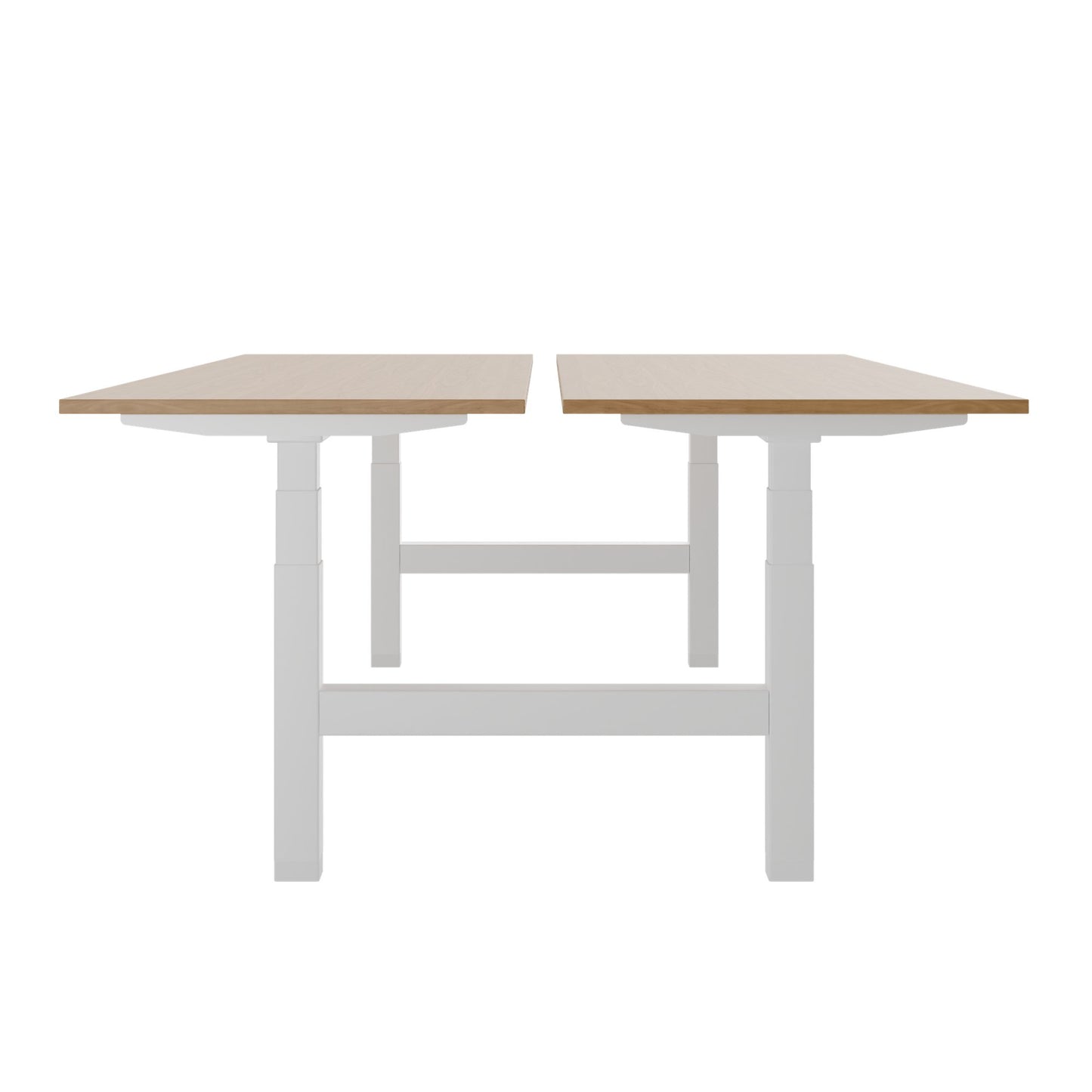 Bureau TELDRA Pro Team | 1600-1800 mm, réglable en hauteur électriquement, placage-chêne-véritable