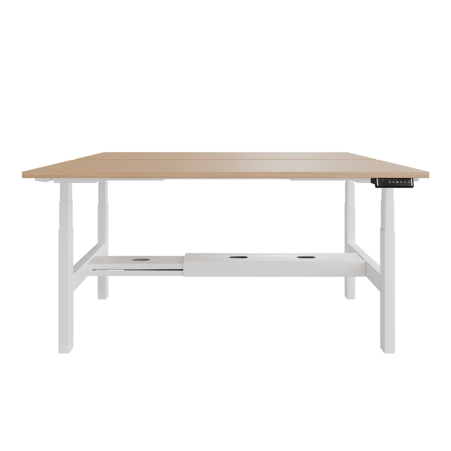 Bureau TELDRA Pro Team | 1600-1800 mm, réglable en hauteur électriquement, placage-chêne-véritable