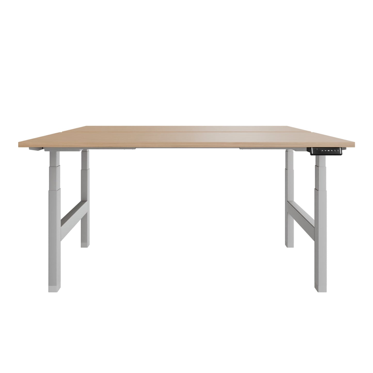 Bureau TELDRA Pro Team | 1600-1800 mm, réglable en hauteur électriquement, placage-chêne-véritable