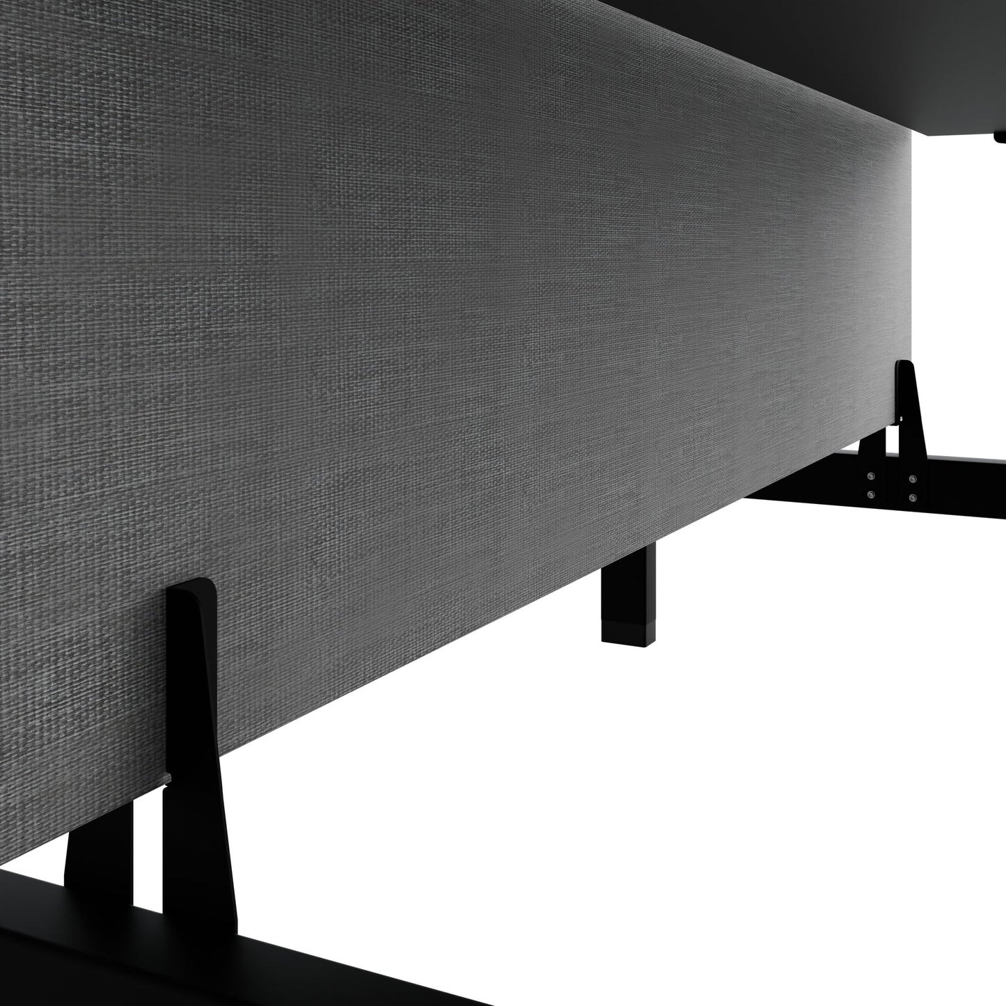 TELDRA Pro Team-Schreibtisch | 1600-1800 mm, elektrisch höhenverstellbar, Linoleum Charcoal