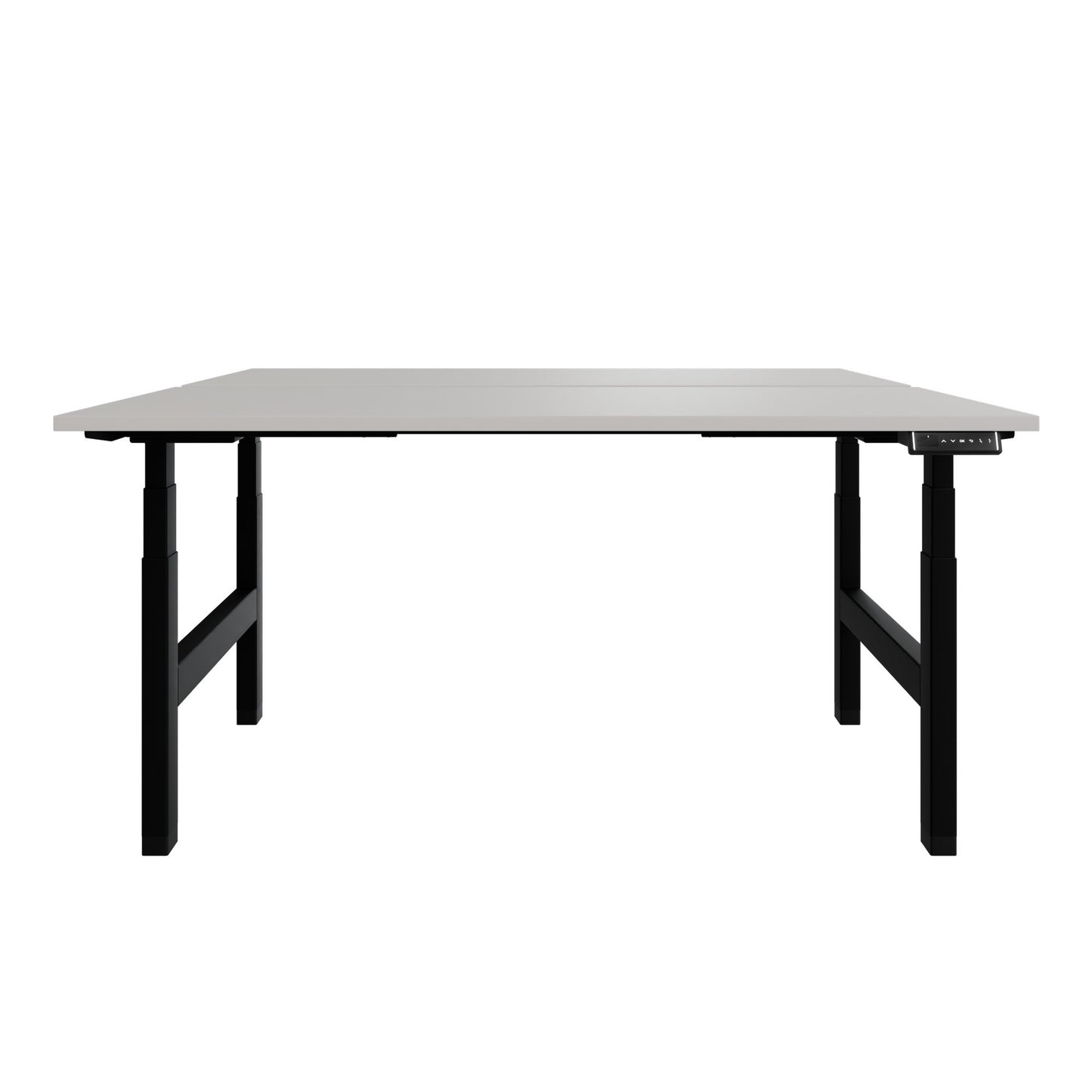 Scrivania TELDRA Pro Team | 1600-1800 mm, regolabile elettricamente in altezza, linoleum Pebble