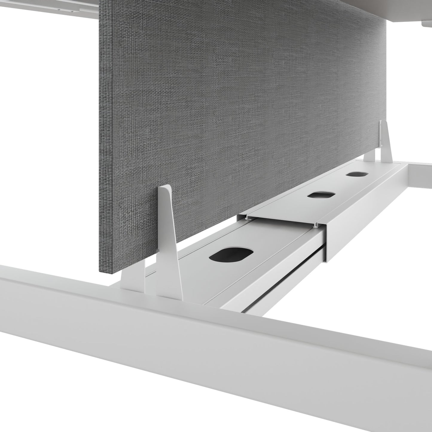 Scrivania TELDRA Pro Team | 1600-1800 mm, regolabile elettricamente in altezza, linoleum Pebble