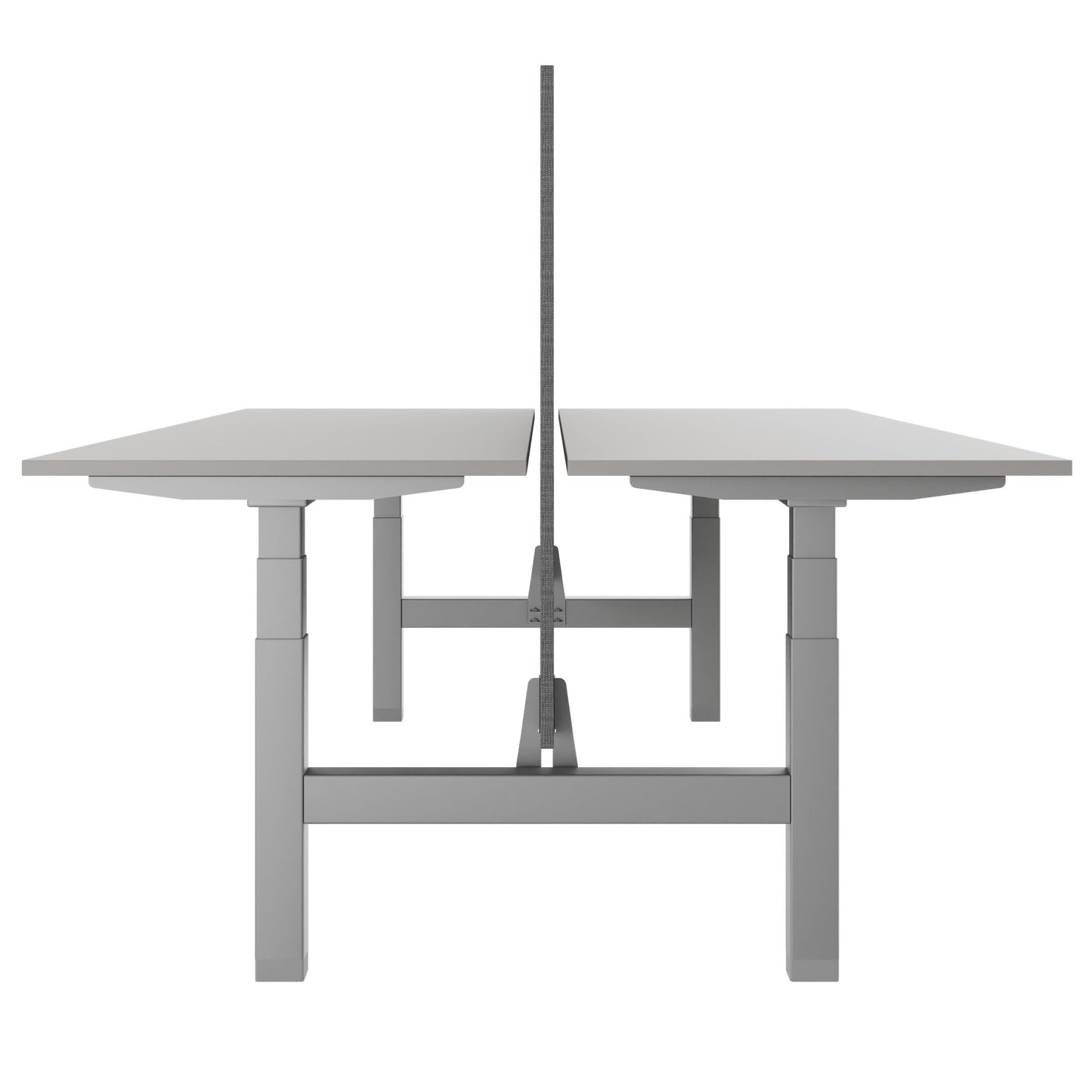 Scrivania TELDRA Pro Team | 1600-1800 mm, regolabile elettricamente in altezza, linoleum Pebble