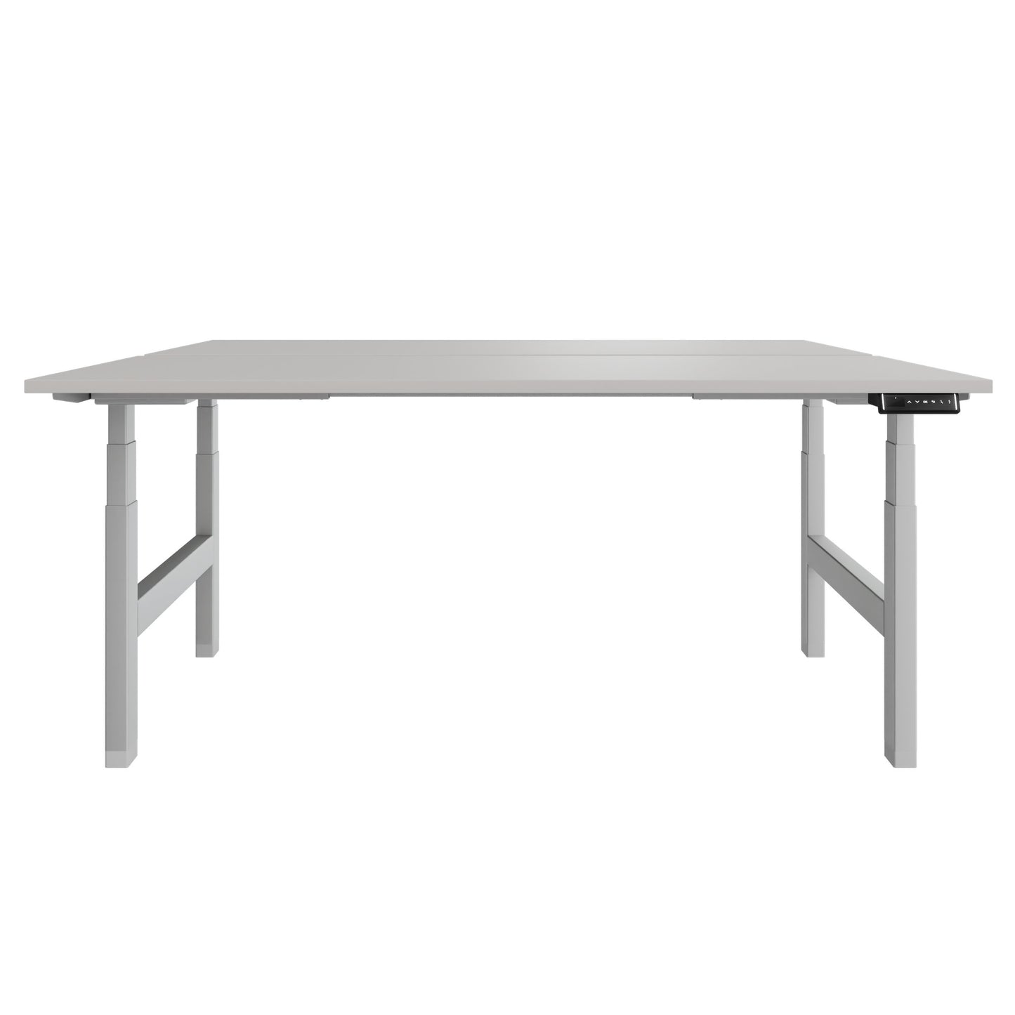 Scrivania TELDRA Pro Team | 1600-1800 mm, regolabile elettricamente in altezza, linoleum Pebble