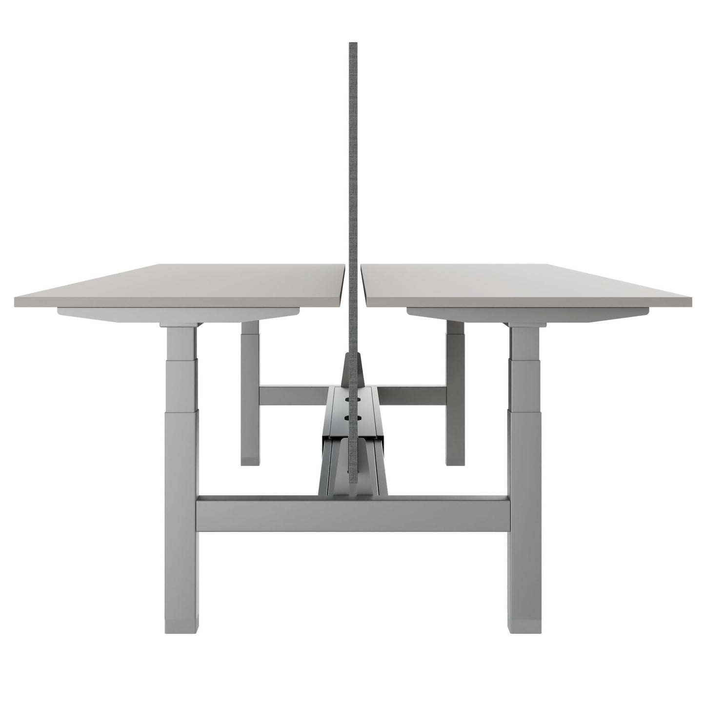 Scrivania TELDRA Pro Team | 1600-1800 mm, regolabile elettricamente in altezza, linoleum Pebble