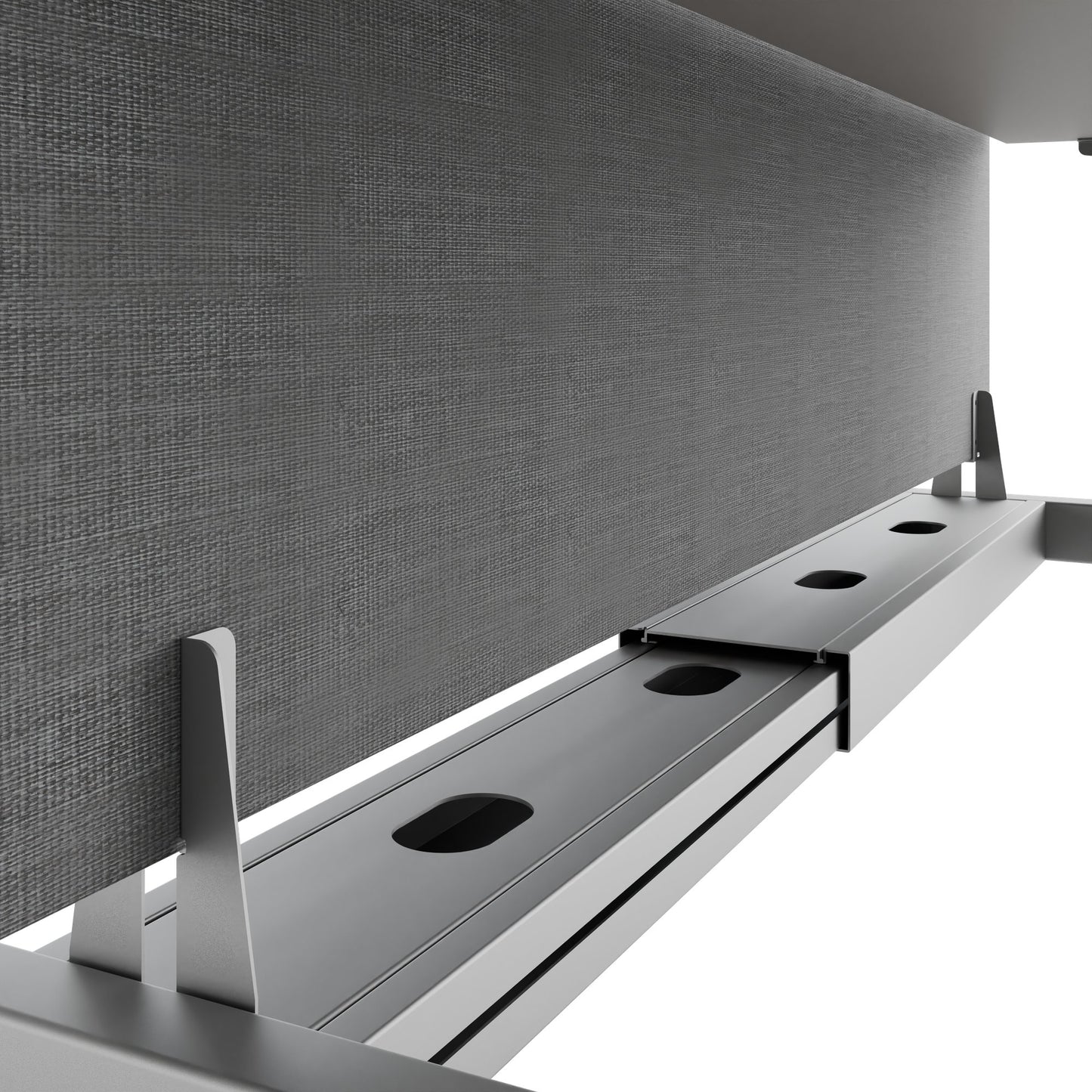 Scrivania TELDRA Pro Team | 1600-1800 mm, regolabile elettricamente in altezza, linoleum Pebble