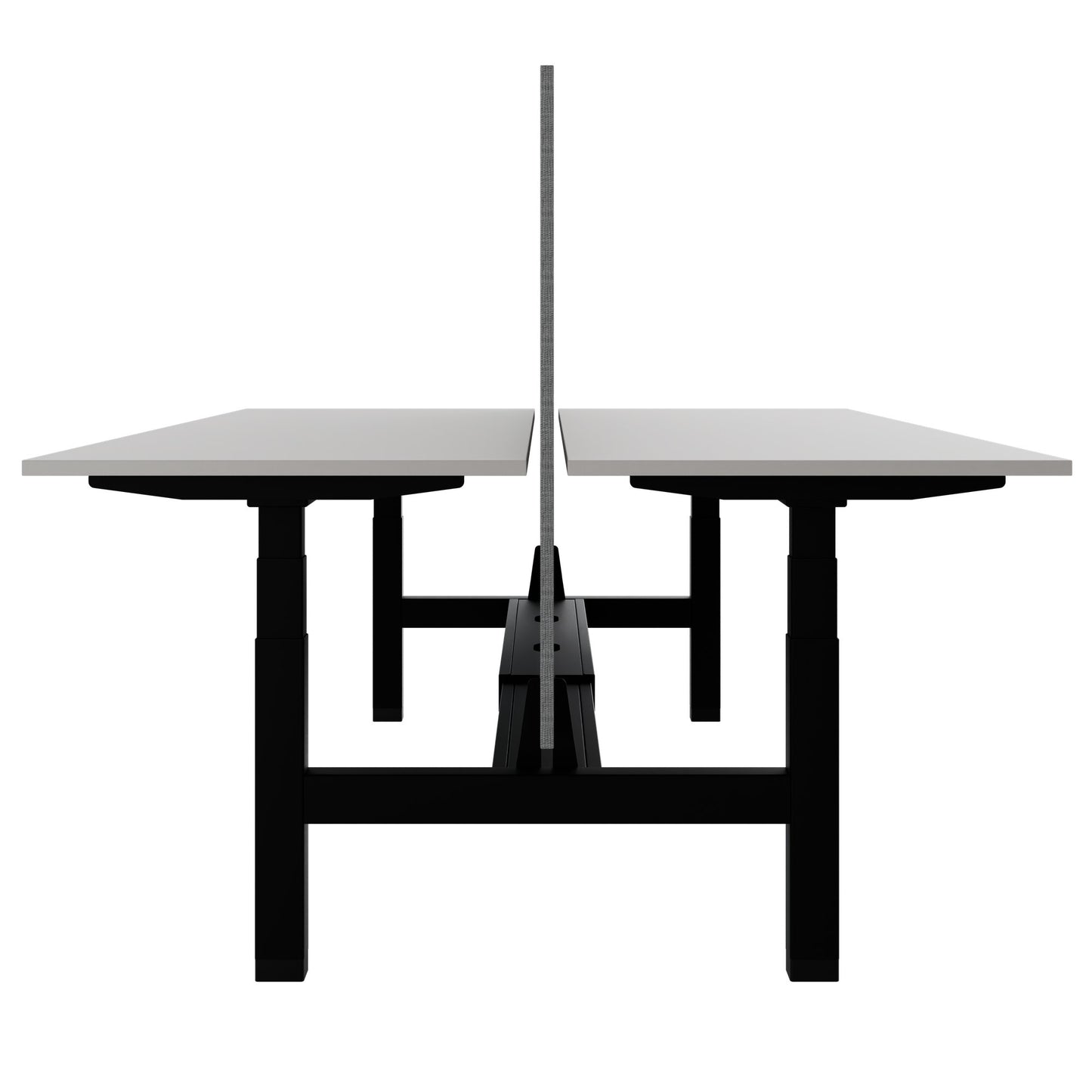 Scrivania TELDRA Pro Team | 1600-1800 mm, regolabile elettricamente in altezza, linoleum Pebble