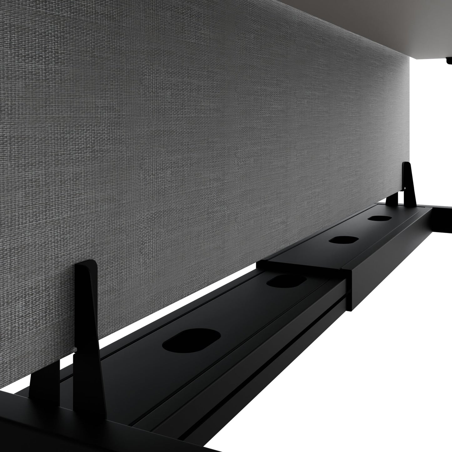 Scrivania TELDRA Pro Team | 1600-1800 mm, regolabile elettricamente in altezza, linoleum Pebble