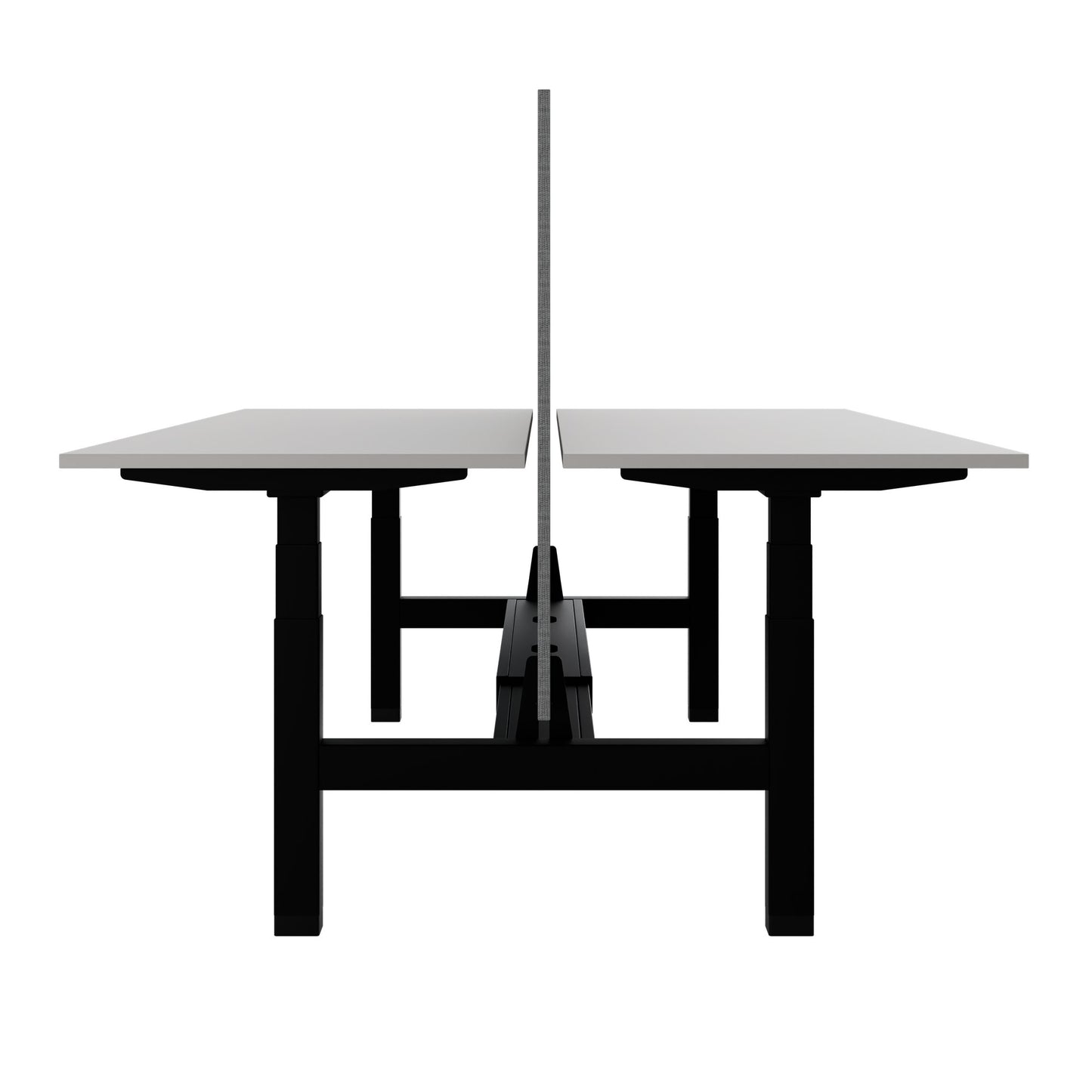 Scrivania TELDRA Pro Team | 1600-1800 mm, regolabile elettricamente in altezza, linoleum Pebble