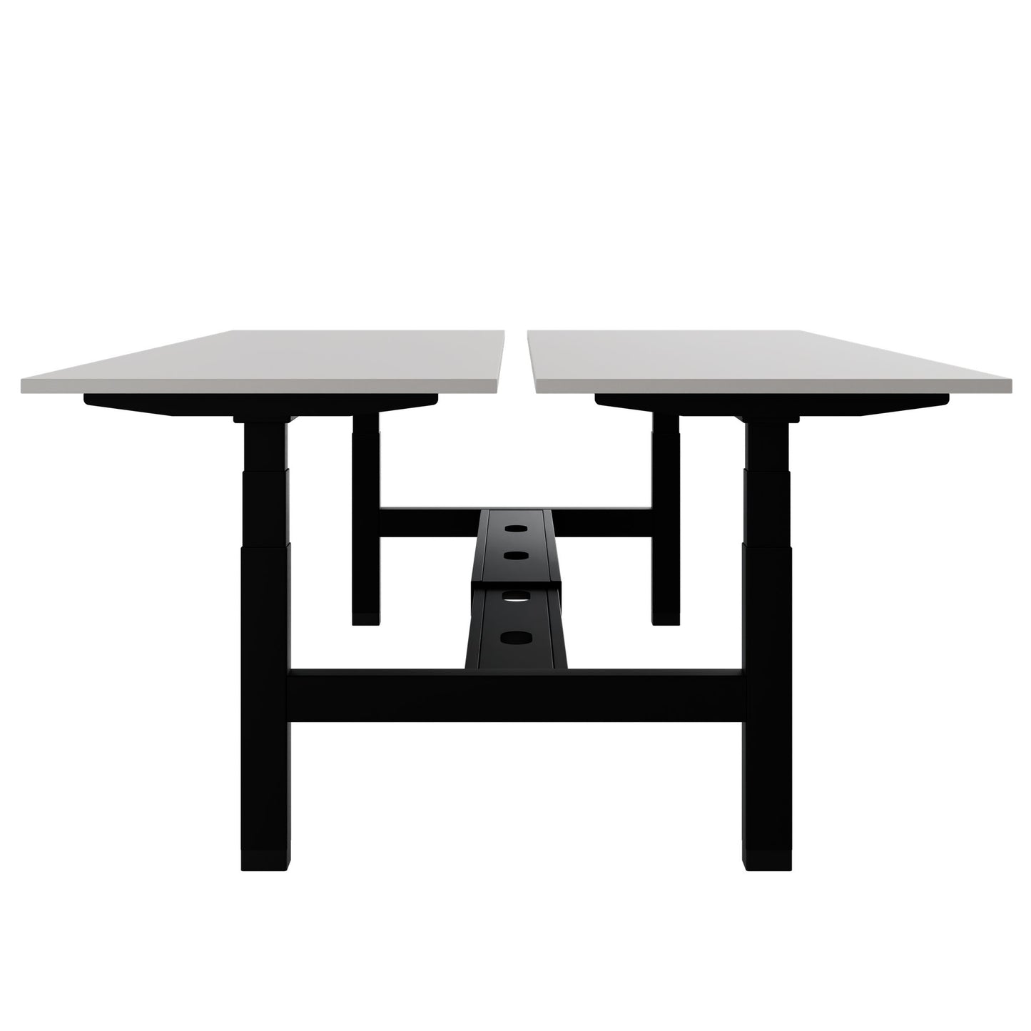 Scrivania TELDRA Pro Team | 1600-1800 mm, regolabile elettricamente in altezza, linoleum Pebble