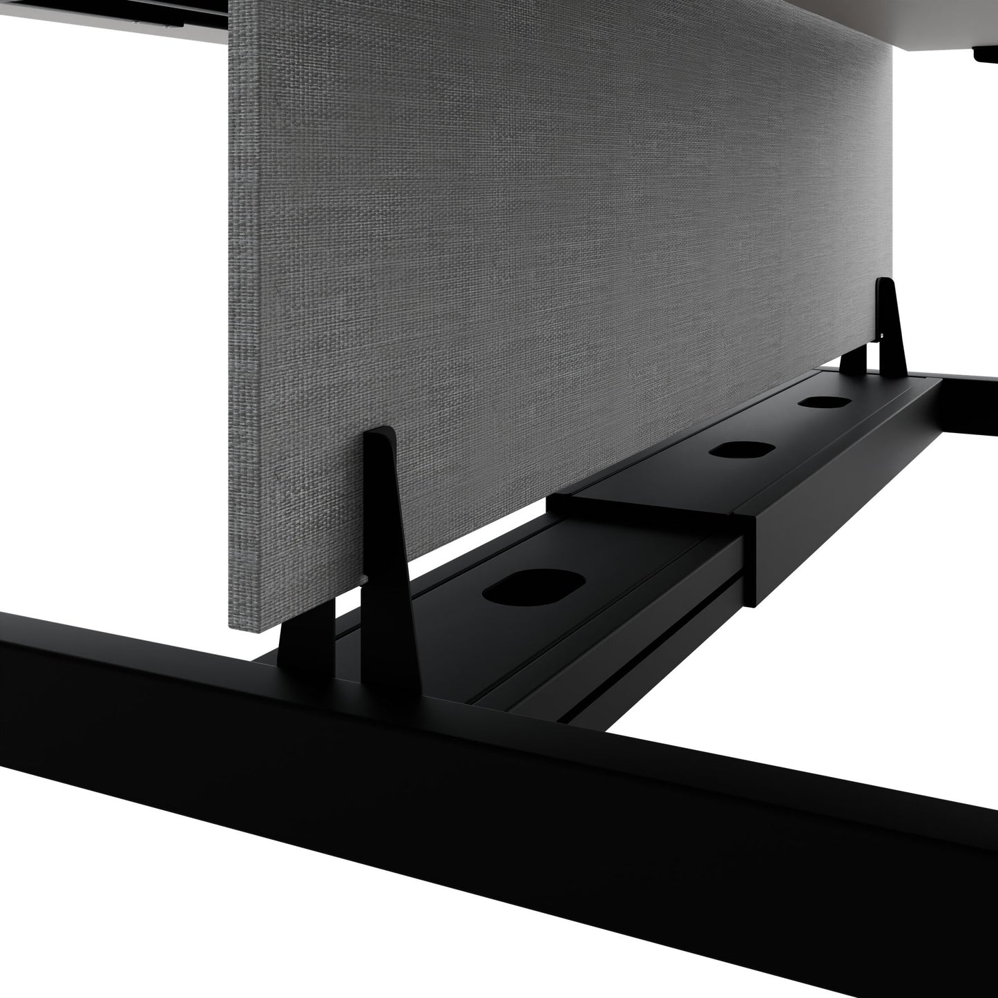 Scrivania TELDRA Pro Team | 1600-1800 mm, regolabile elettricamente in altezza, linoleum Pebble