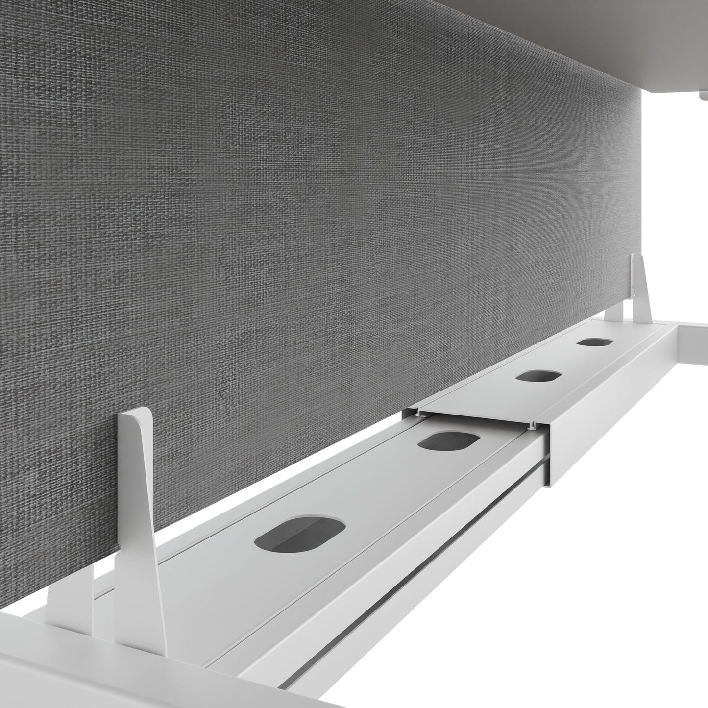 Scrivania TELDRA Pro Team | 1600-1800 mm, regolabile elettricamente in altezza, linoleum Pebble