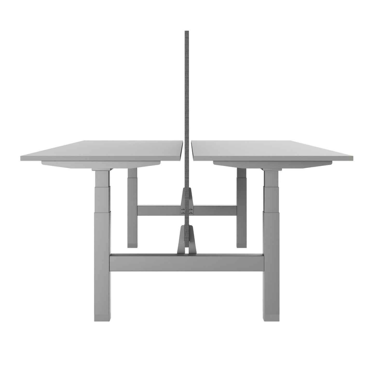 Scrivania TELDRA Pro Team | 1600-1800 mm, regolabile elettricamente in altezza, linoleum Pebble