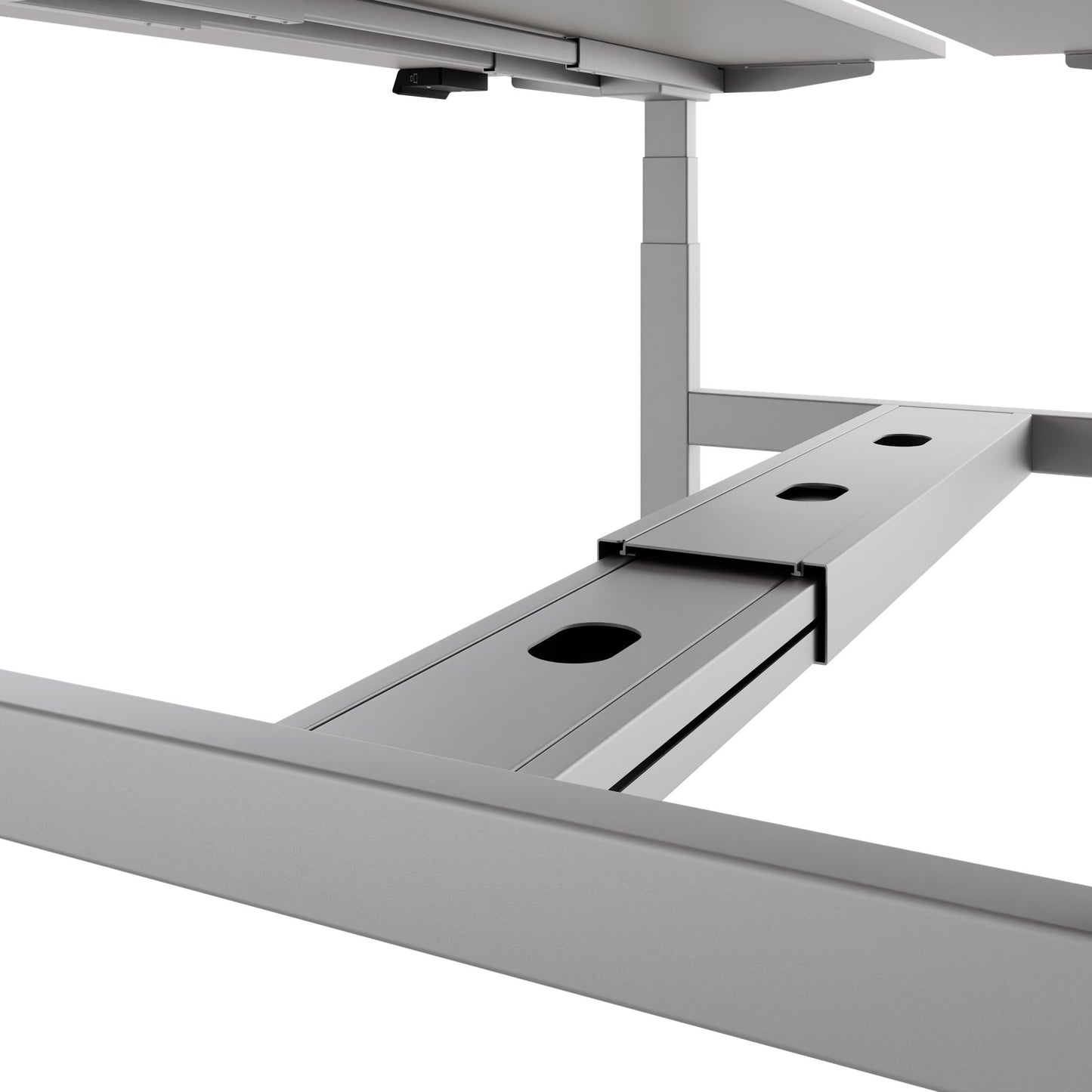 Scrivania TELDRA Pro Team | 1600-1800 mm, regolabile elettricamente in altezza, linoleum Pebble