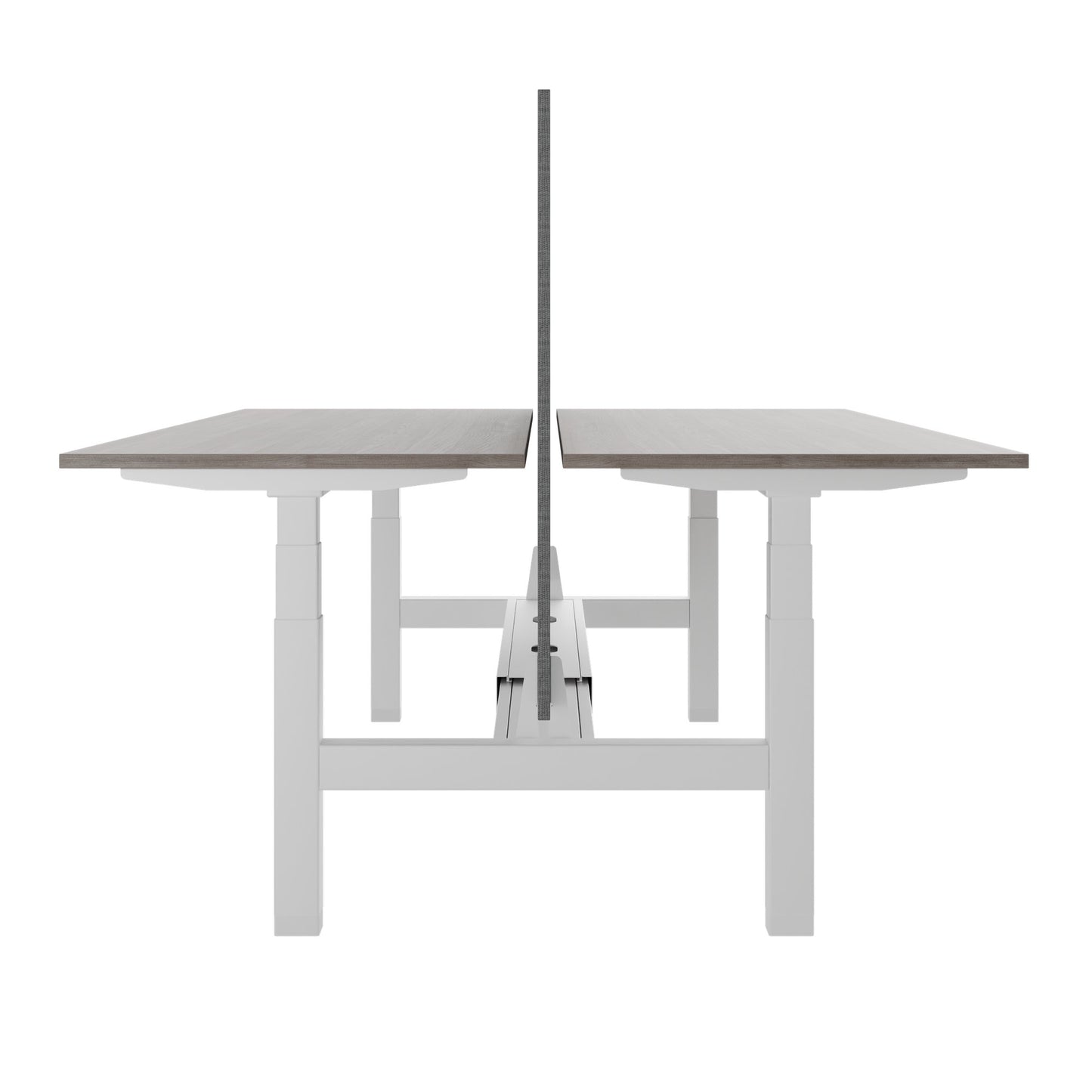 Bureau TELDRA Pro Team | 1600-1800 mm, réglable en hauteur électriquement, chêne nord gris