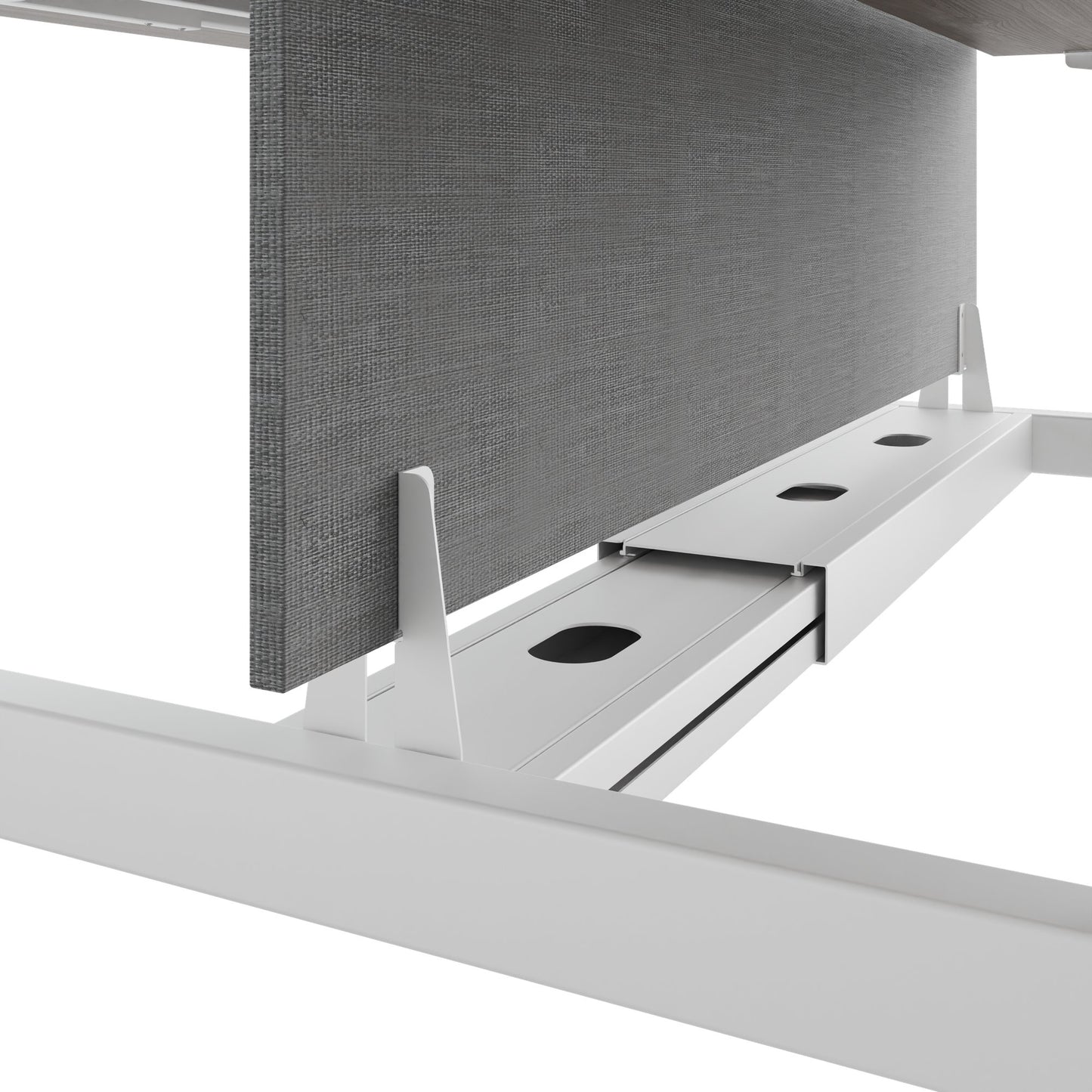 Bureau TELDRA Pro Team | 1600-1800 mm, réglable en hauteur électriquement, chêne nord gris