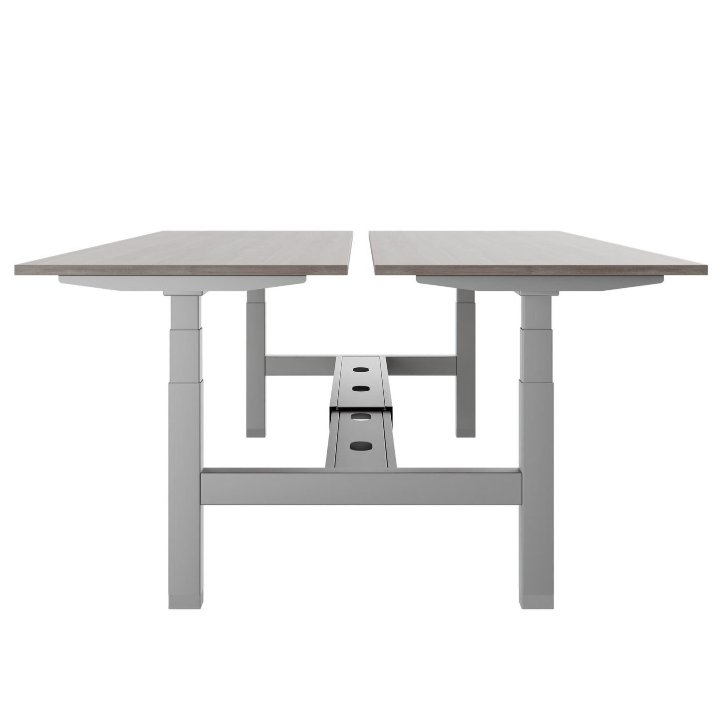 Bureau TELDRA Pro Team | 1600-1800 mm, réglable en hauteur électriquement, chêne nord gris