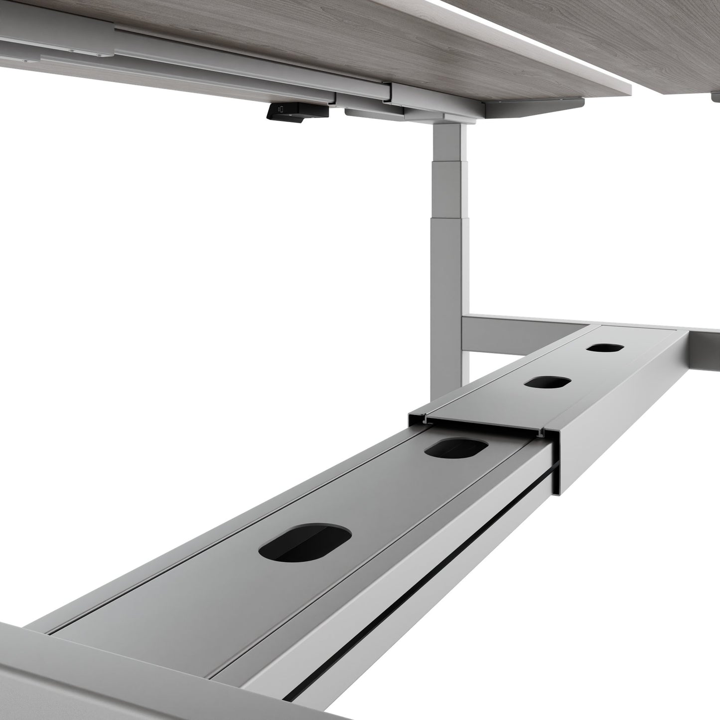 Bureau TELDRA Pro Team | 1600-1800 mm, réglable en hauteur électriquement, chêne nord gris