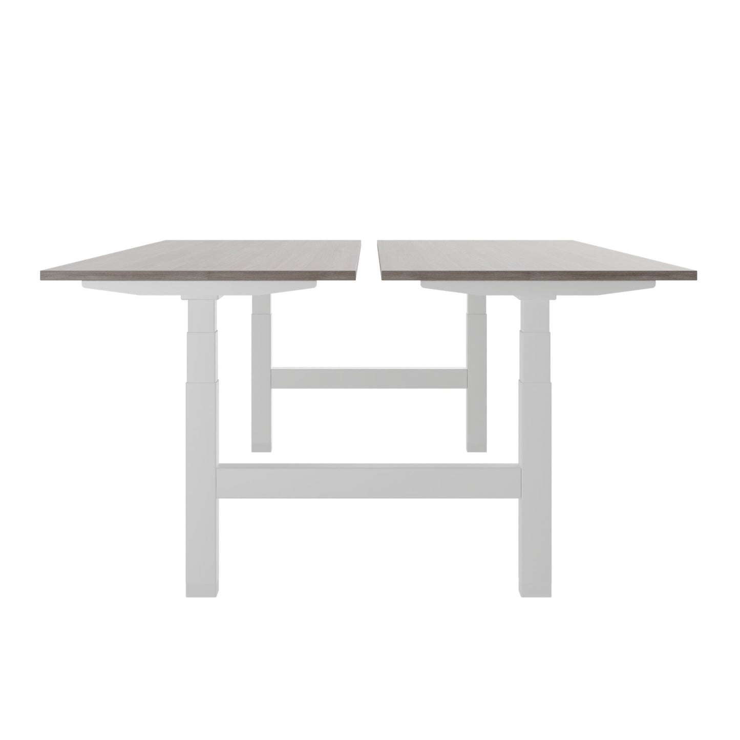 Bureau TELDRA Pro Team | 1600-1800 mm, réglable en hauteur électriquement, chêne nord gris