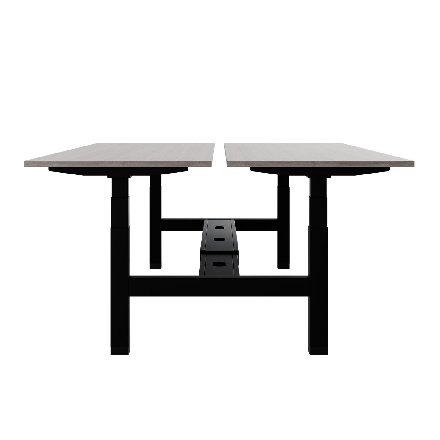 Bureau TELDRA Pro Team | 1600-1800 mm, réglable en hauteur électriquement, chêne nord gris