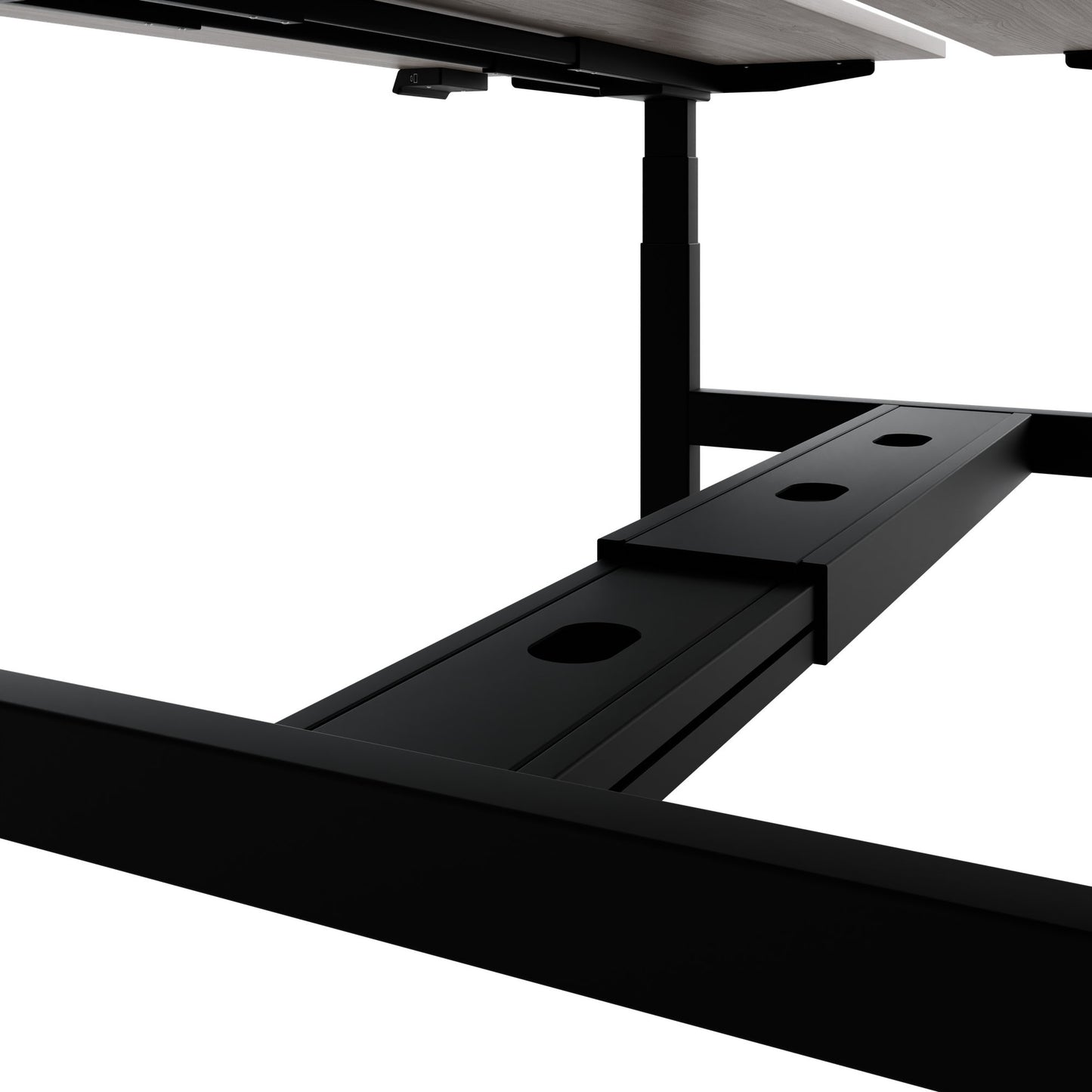 Bureau TELDRA Pro Team | 1600-1800 mm, réglable en hauteur électriquement, chêne nord gris