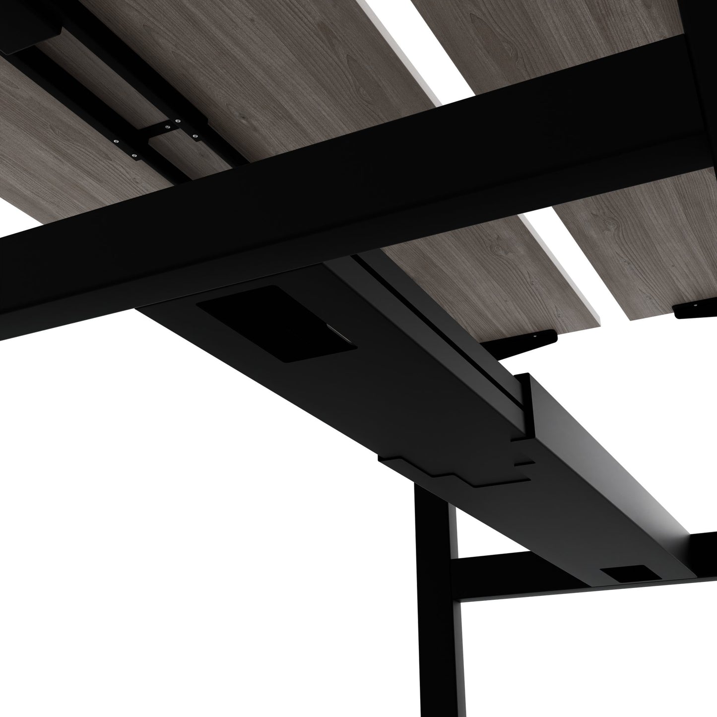 Bureau TELDRA Pro Team | 1600-1800 mm, réglable en hauteur électriquement, chêne nord gris