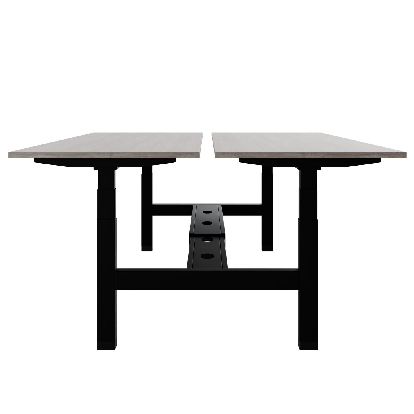 Bureau TELDRA Pro Team | 1600-1800 mm, réglable en hauteur électriquement, chêne nord gris