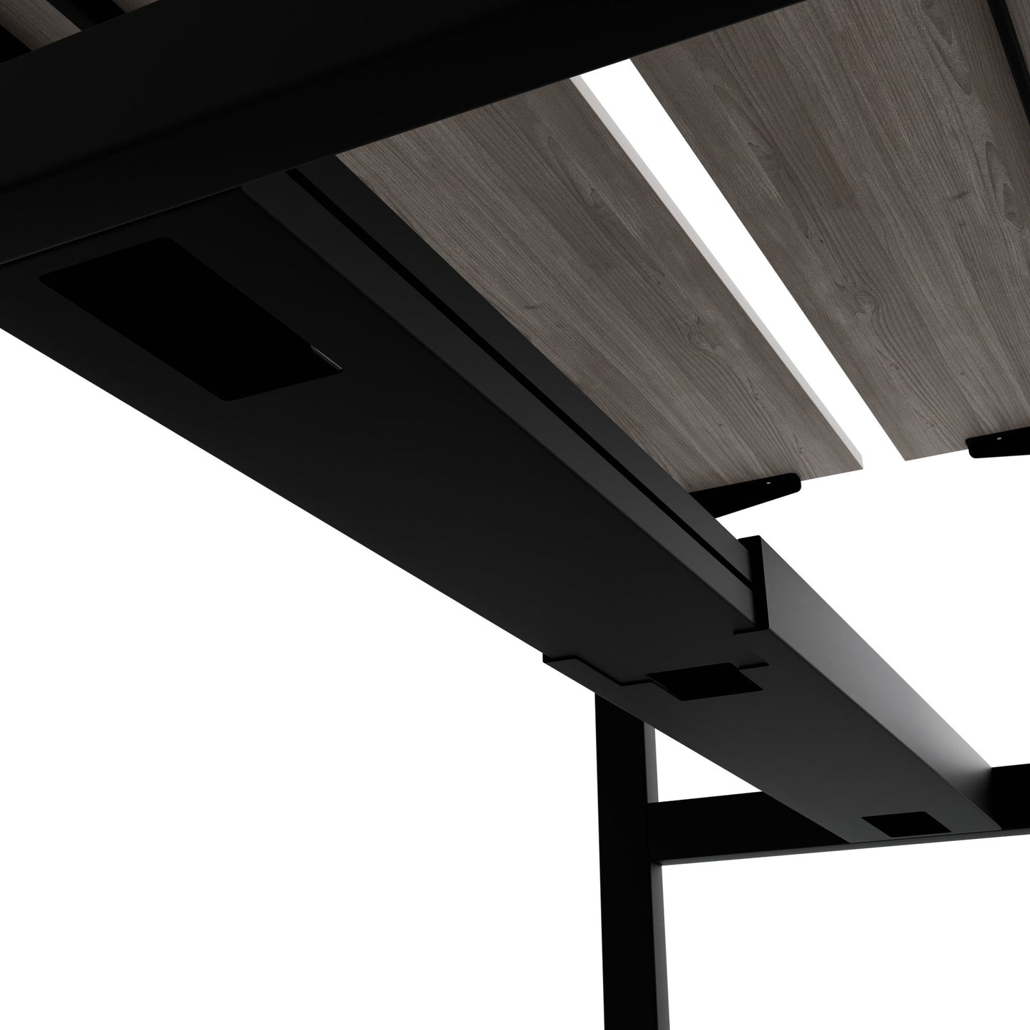 Bureau TELDRA Pro Team | 1600-1800 mm, réglable en hauteur électriquement, chêne nord gris