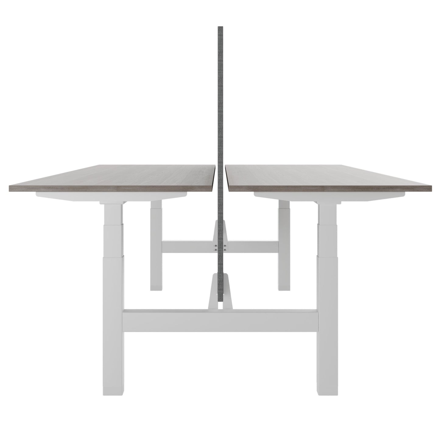 Bureau TELDRA Pro Team | 1600-1800 mm, réglable en hauteur électriquement, chêne nord gris