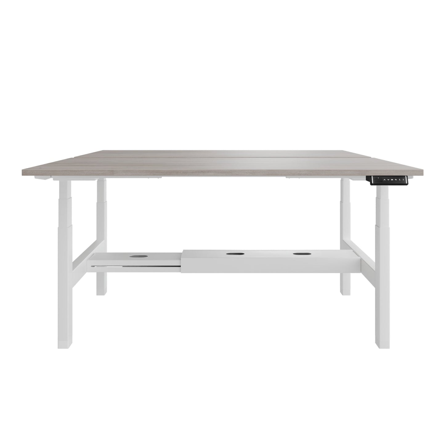 Bureau TELDRA Pro Team | 1600-1800 mm, réglable en hauteur électriquement, chêne nord gris