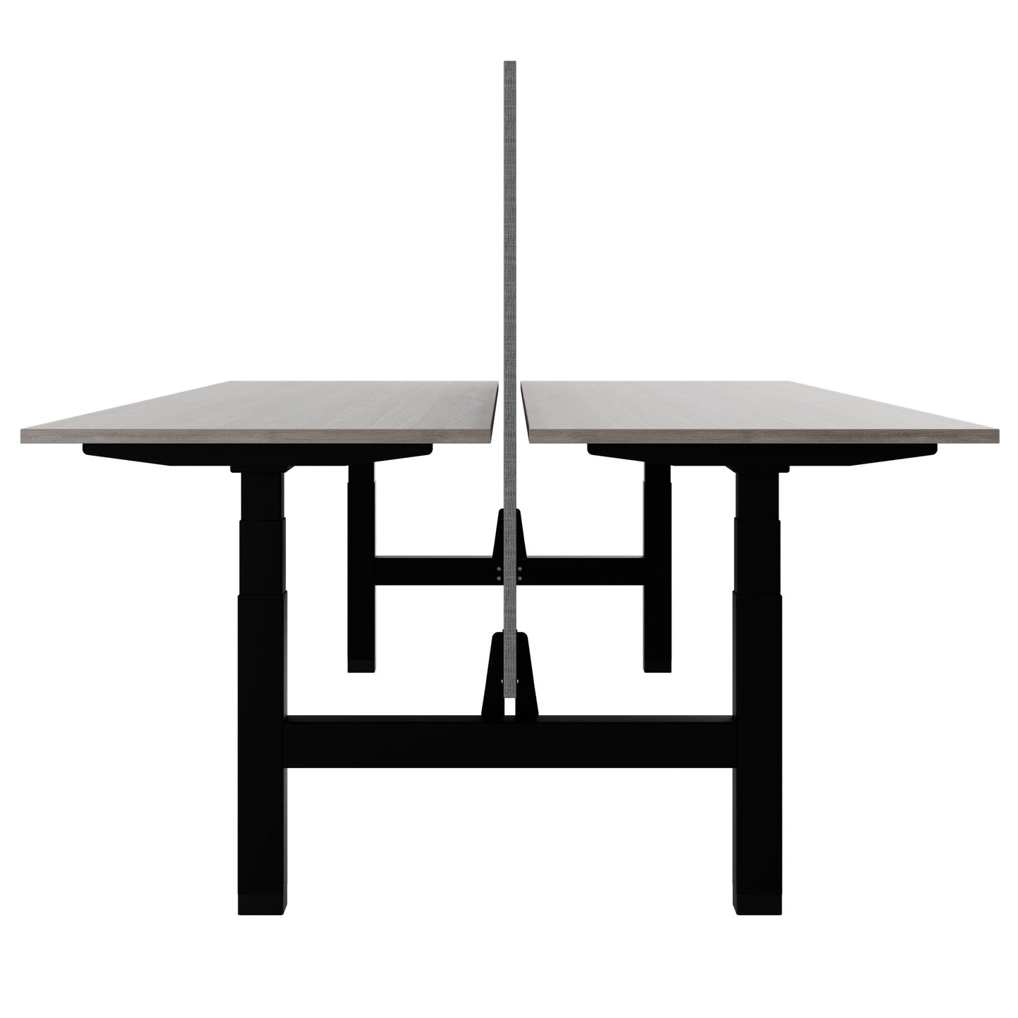 Bureau TELDRA Pro Team | 1600-1800 mm, réglable en hauteur électriquement, chêne nord gris