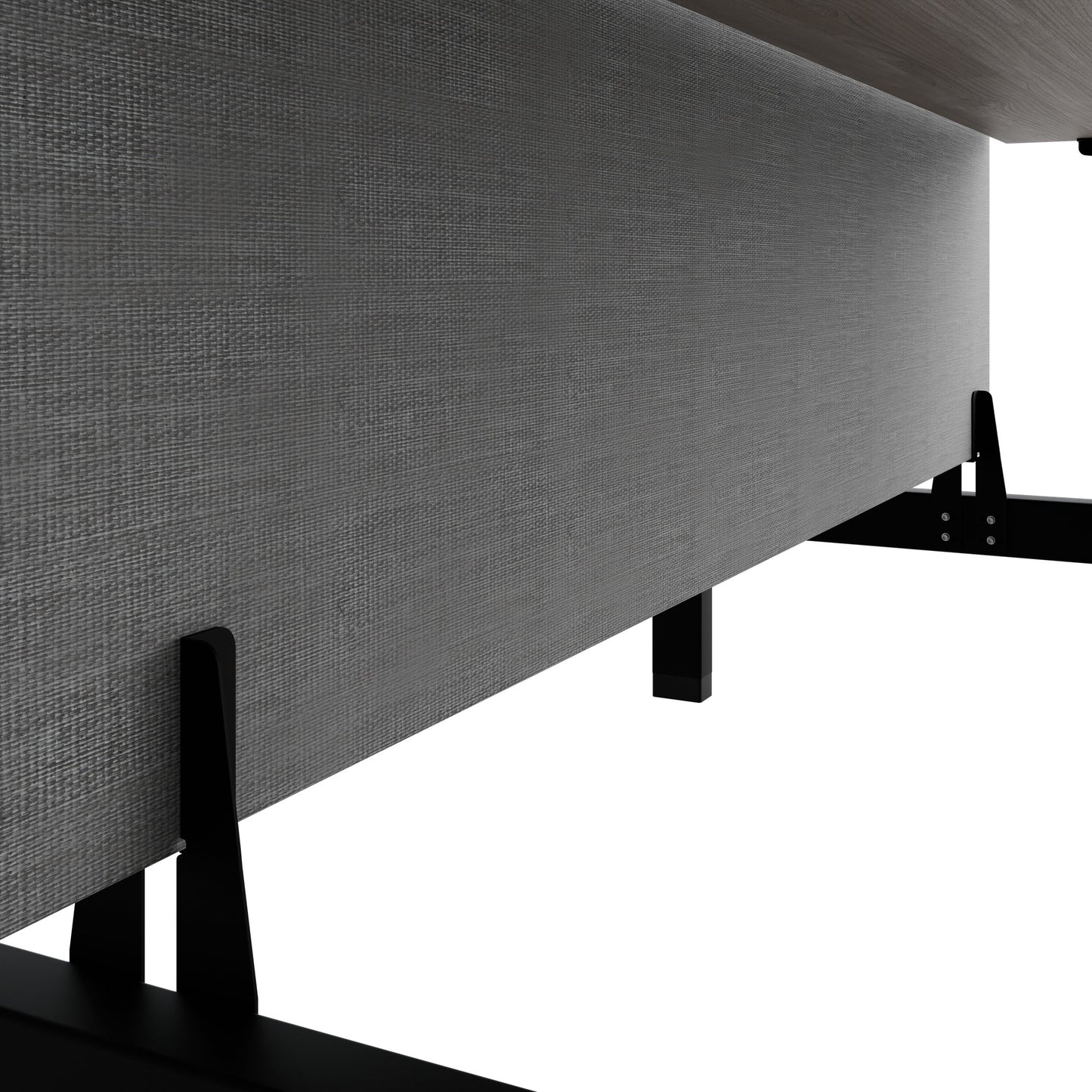 Bureau TELDRA Pro Team | 1600-1800 mm, réglable en hauteur électriquement, chêne nord gris